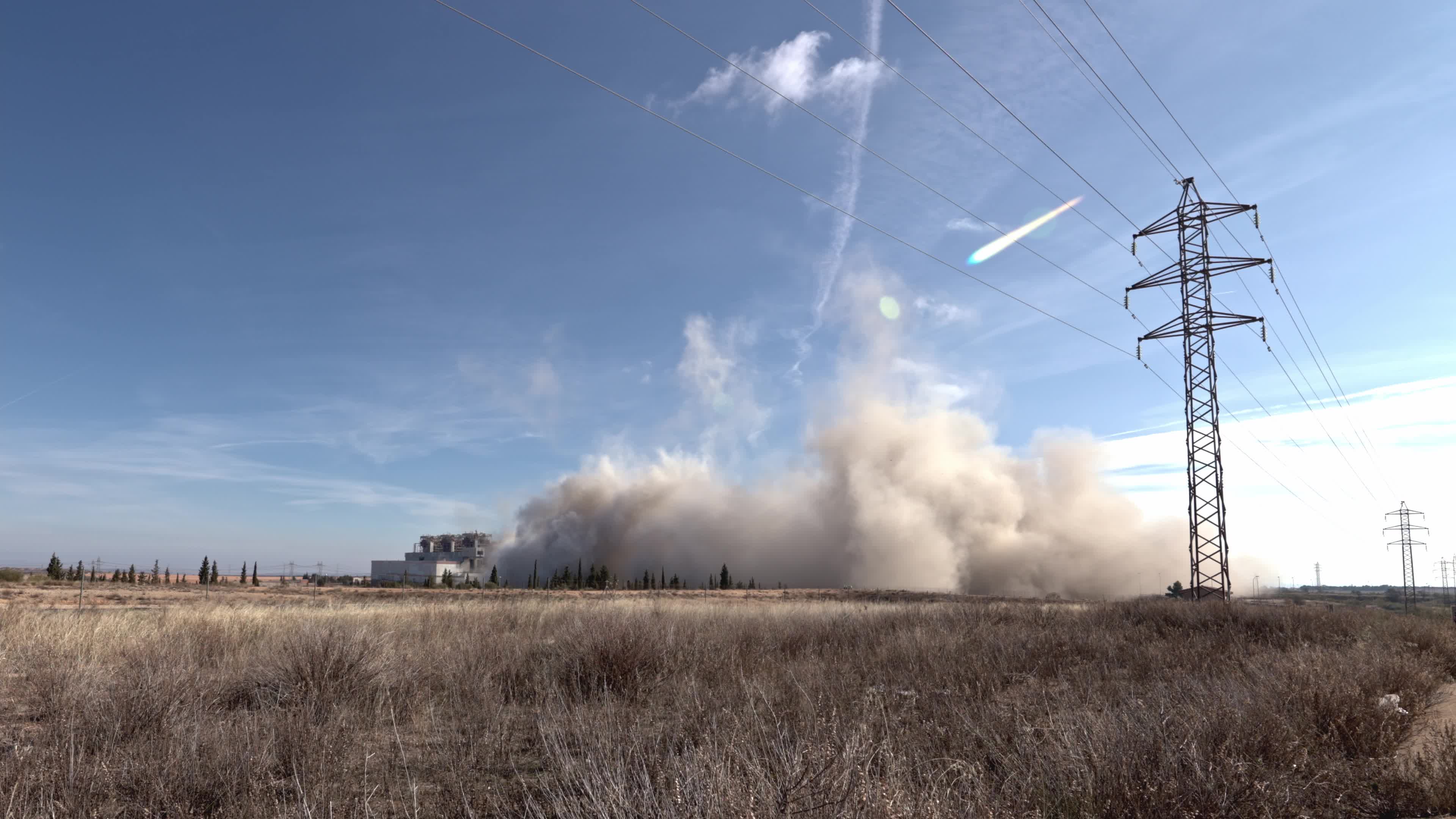Thermal Power Plant demolished in Spain