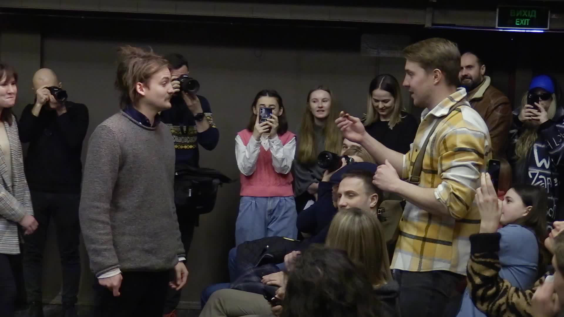 Irish actor Jack Gleeson visits Kyiv, amid Russia's invasion of Ukraine