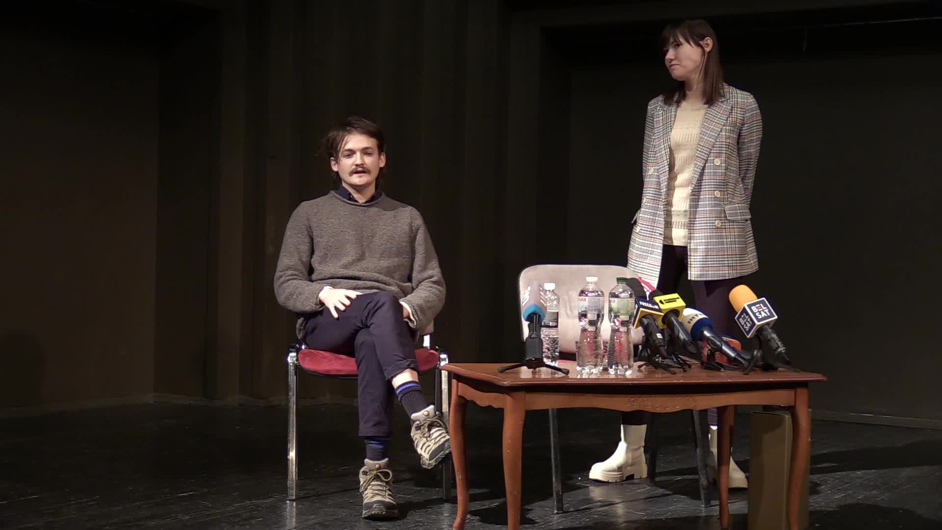 Irish actor Jack Gleeson visits Kyiv, amid Russia's invasion of Ukraine