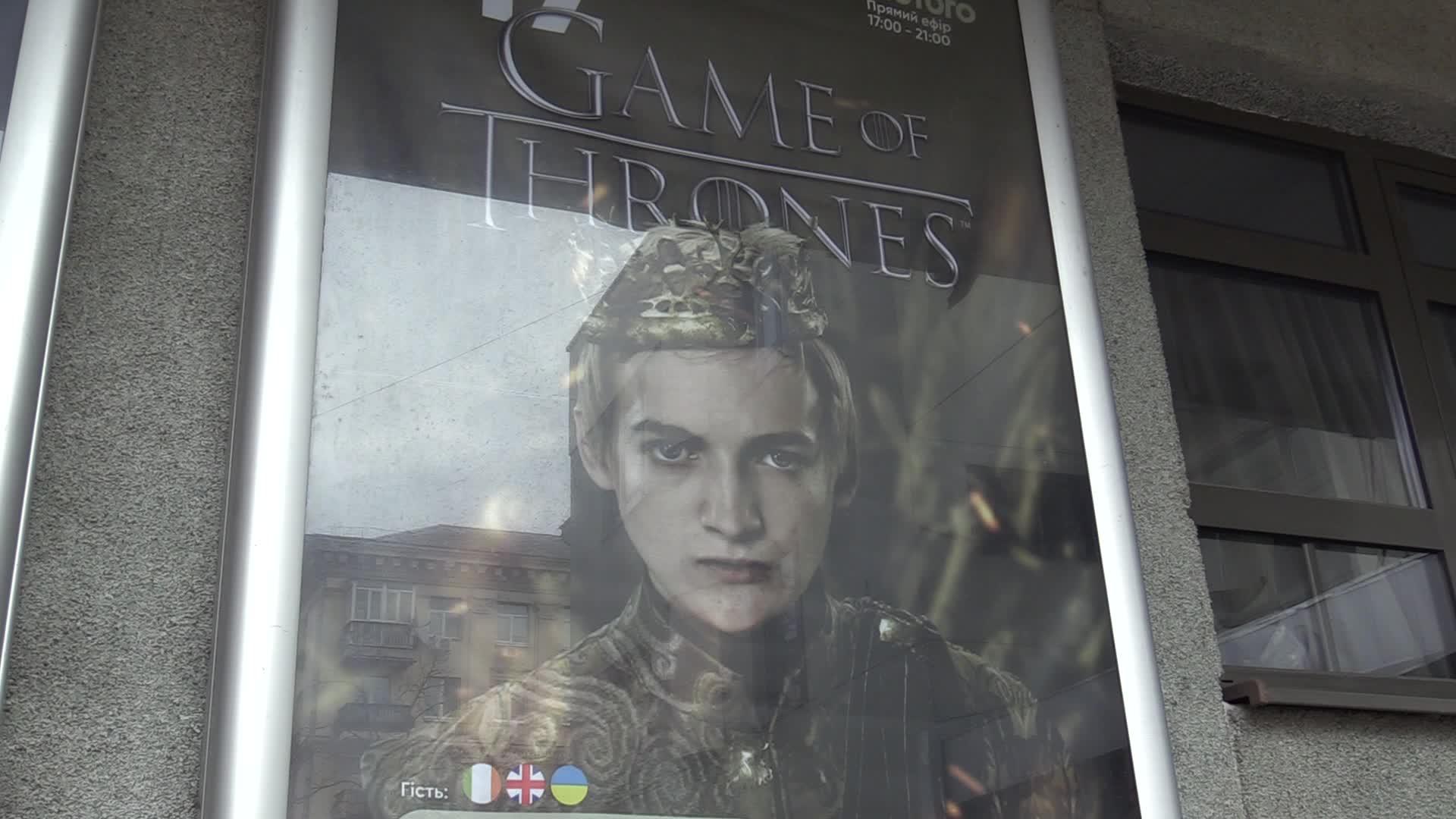 Irish actor Jack Gleeson visits Kyiv, amid Russia's invasion of Ukraine