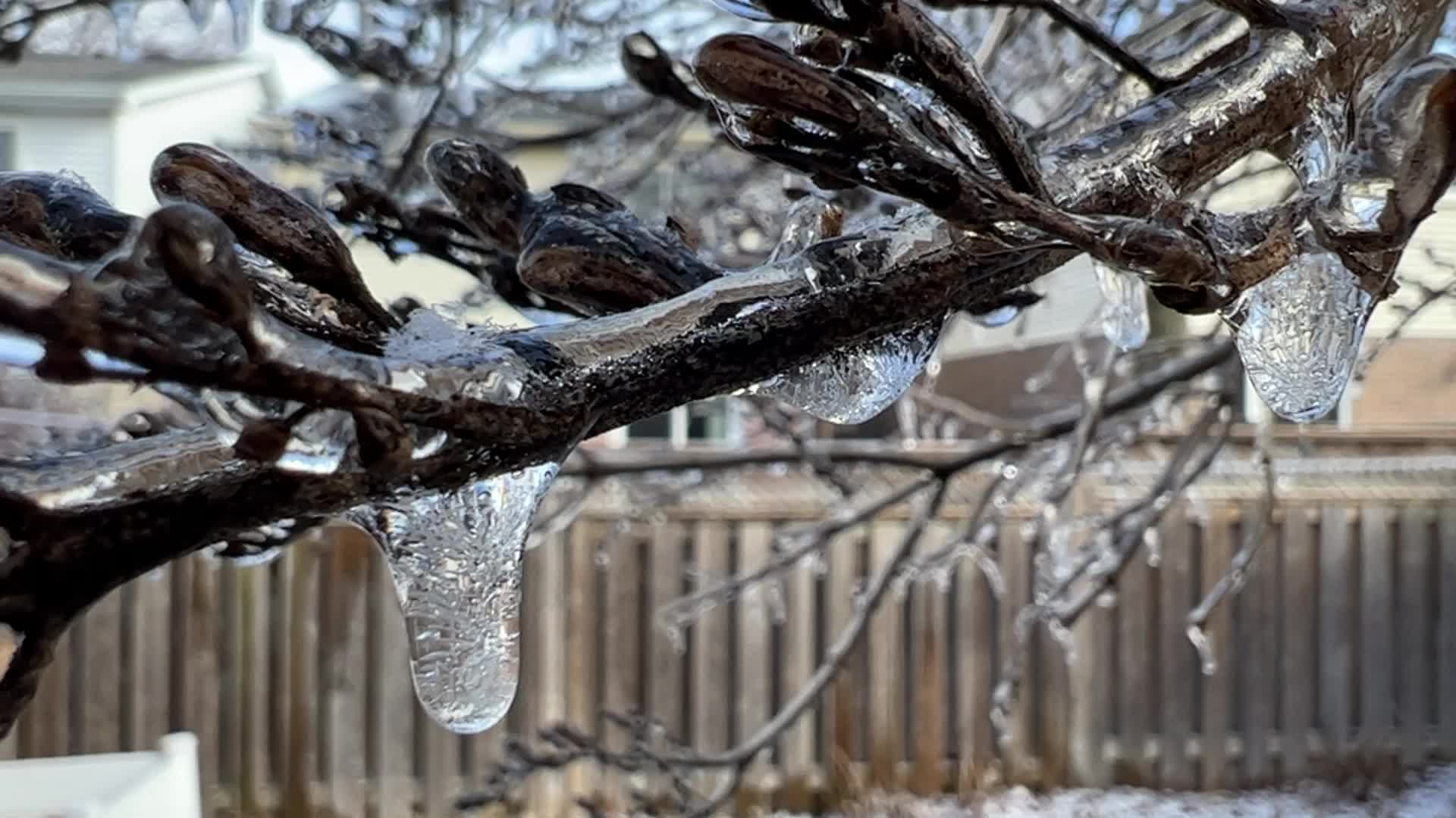 Ice storm in Toronto