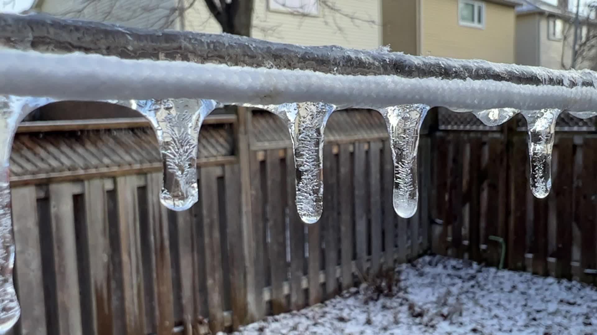 Ice storm in Toronto