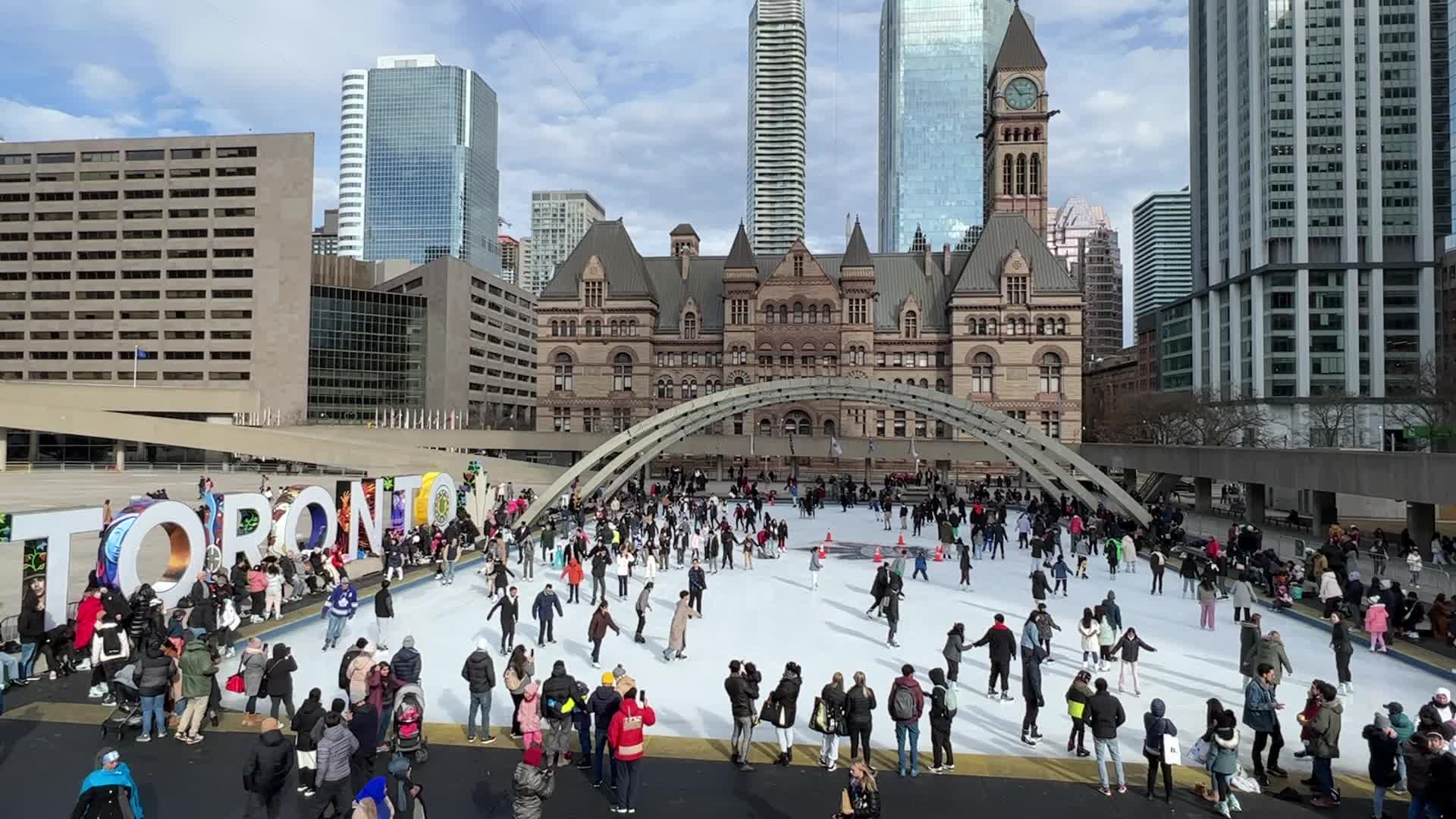 Winter in Toronto, Canada