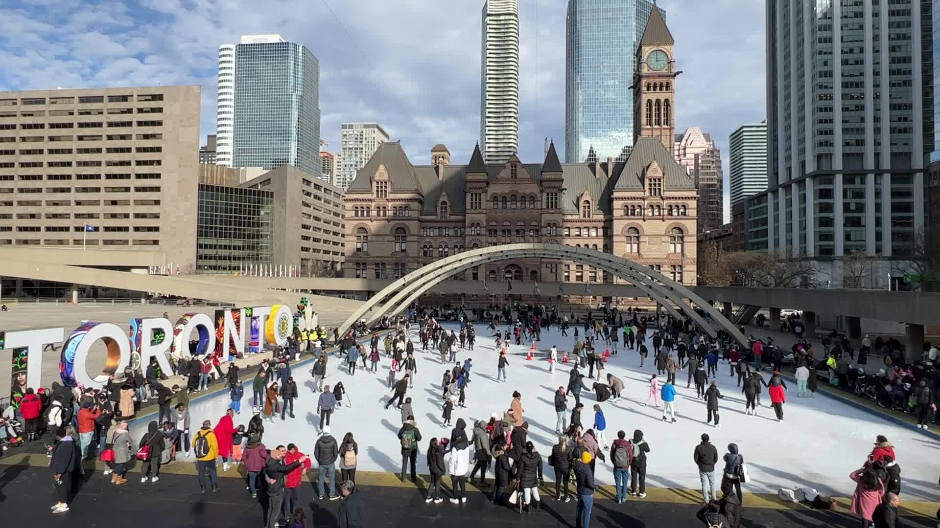 Winter in Toronto, Canada