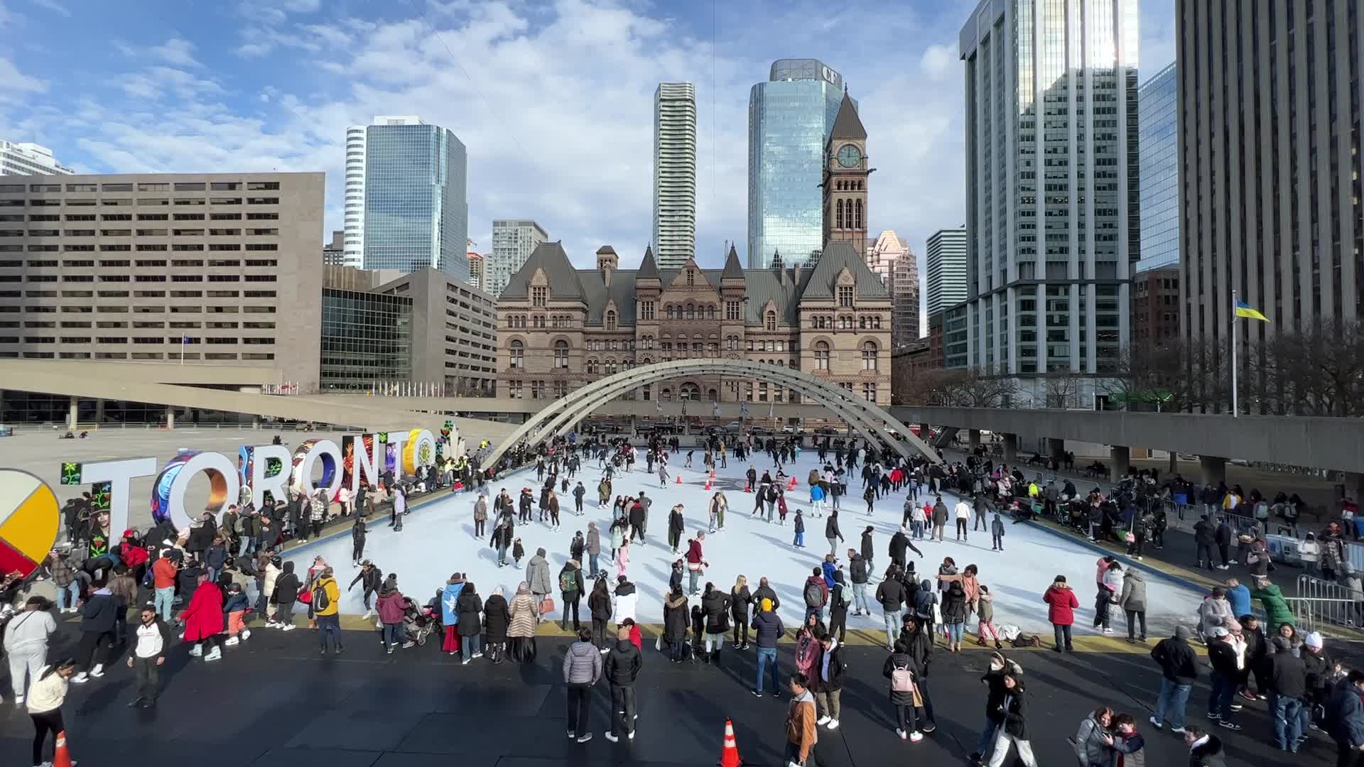 Winter in Toronto, Canada