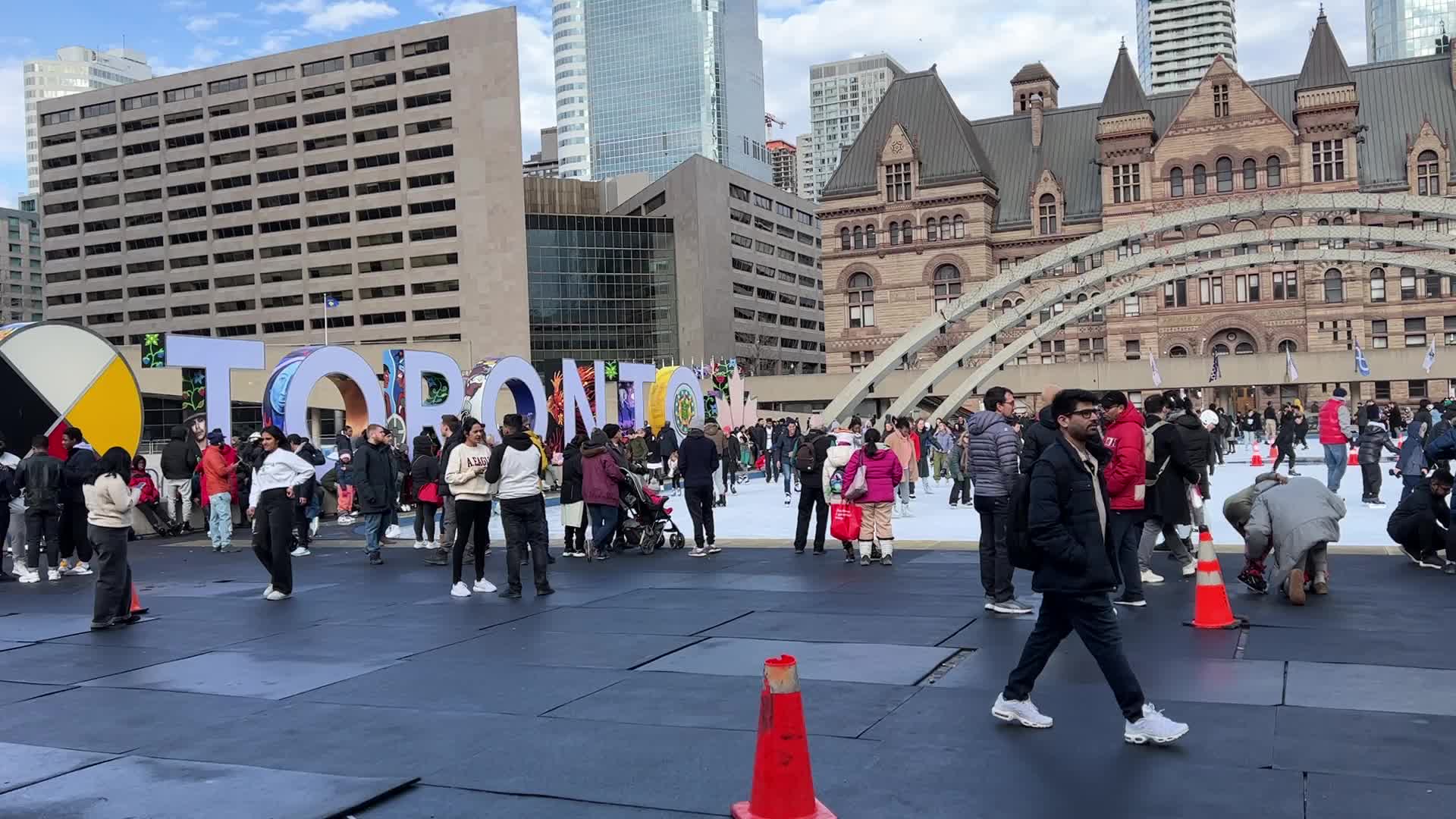 Winter in Toronto, Canada