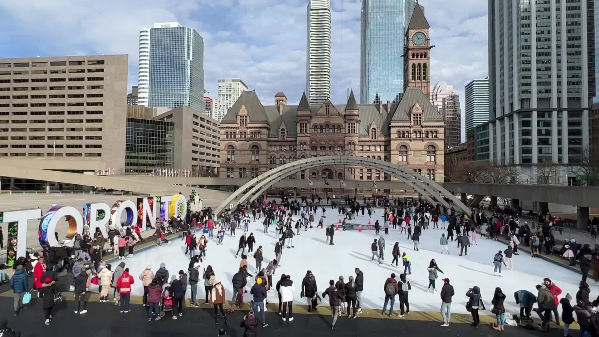 Winter in Toronto, Canada