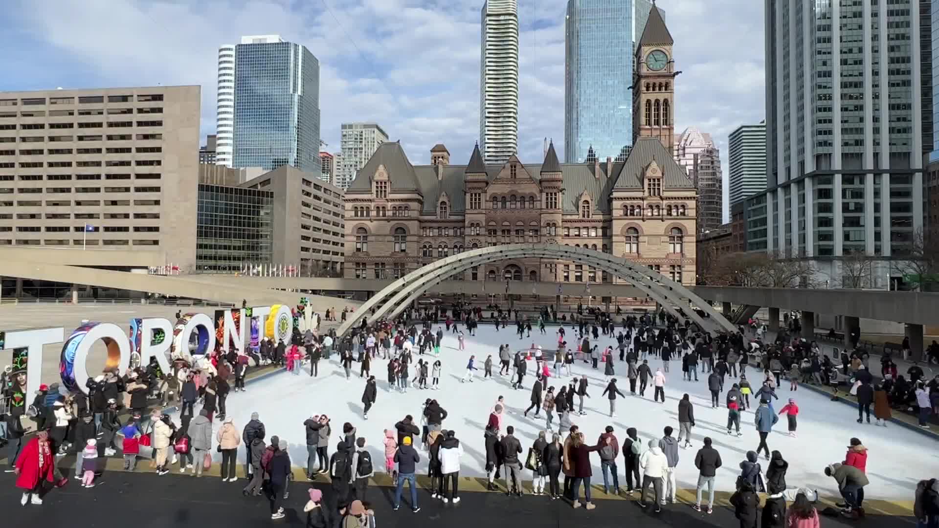 Winter in Toronto, Canada