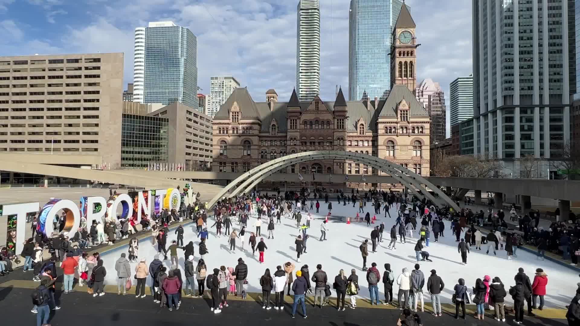 Winter in Toronto, Canada
