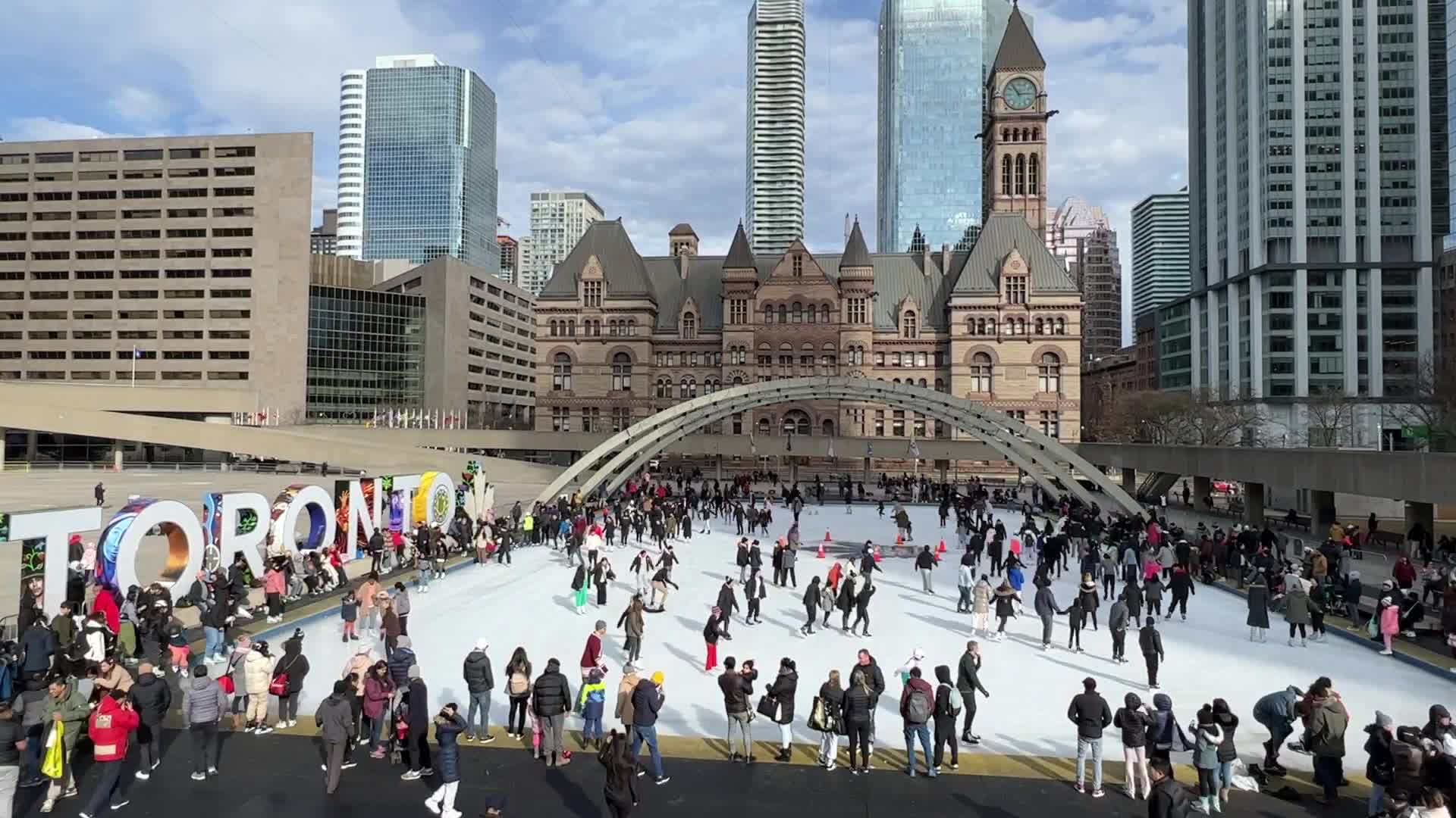 Winter in Toronto, Canada