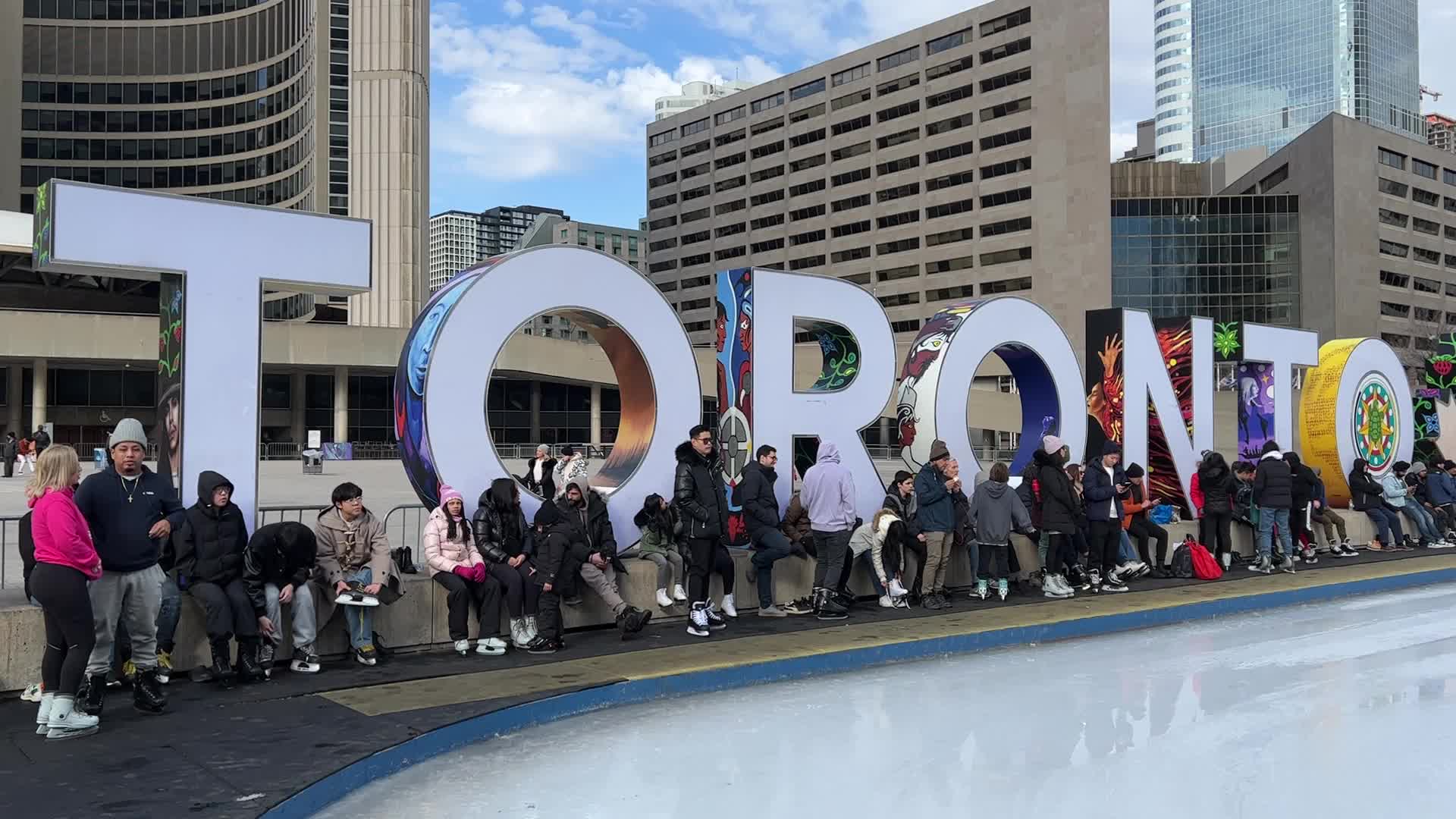 Winter in Toronto, Canada