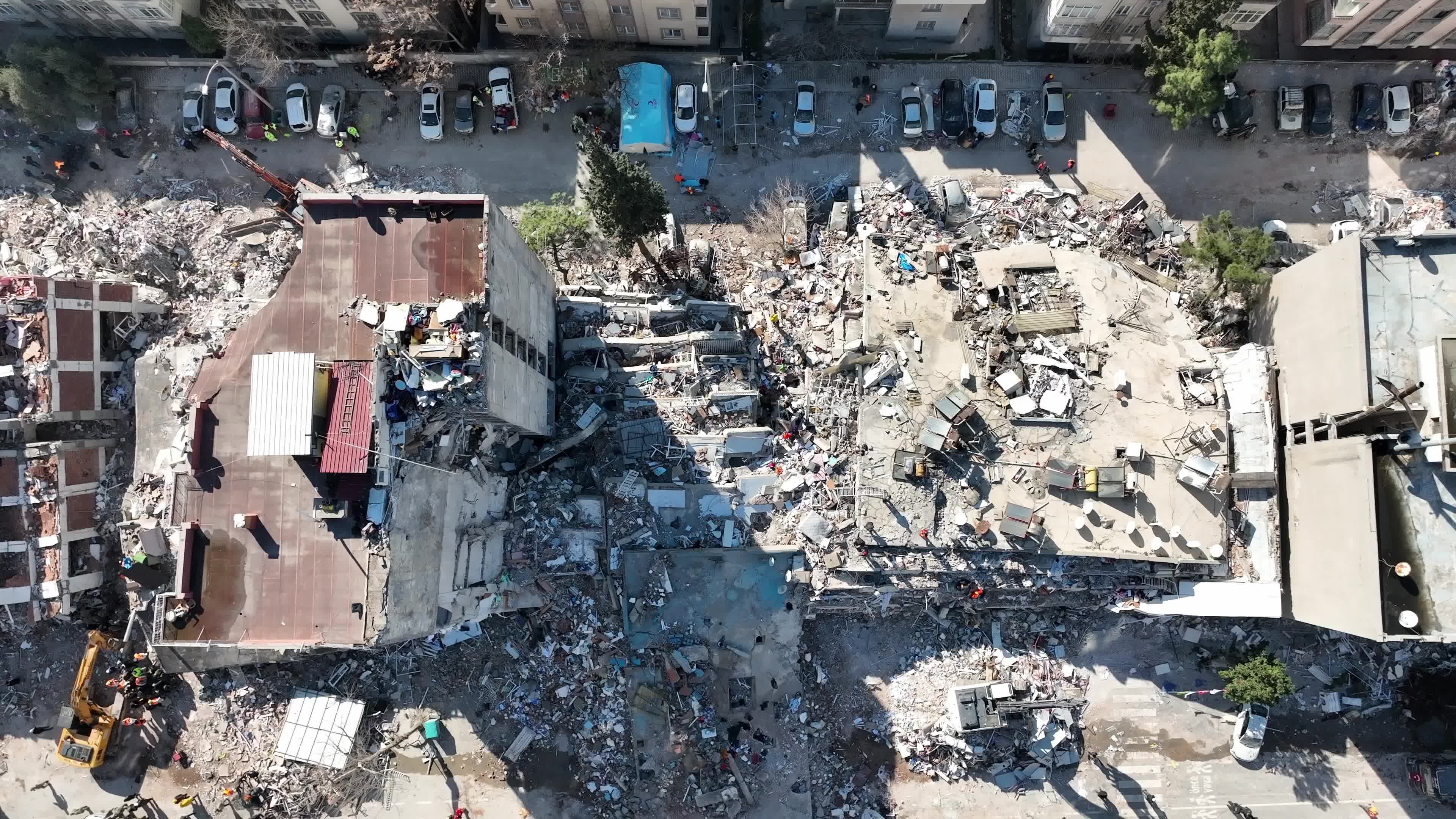 Drone View of Turkey Earthquake
