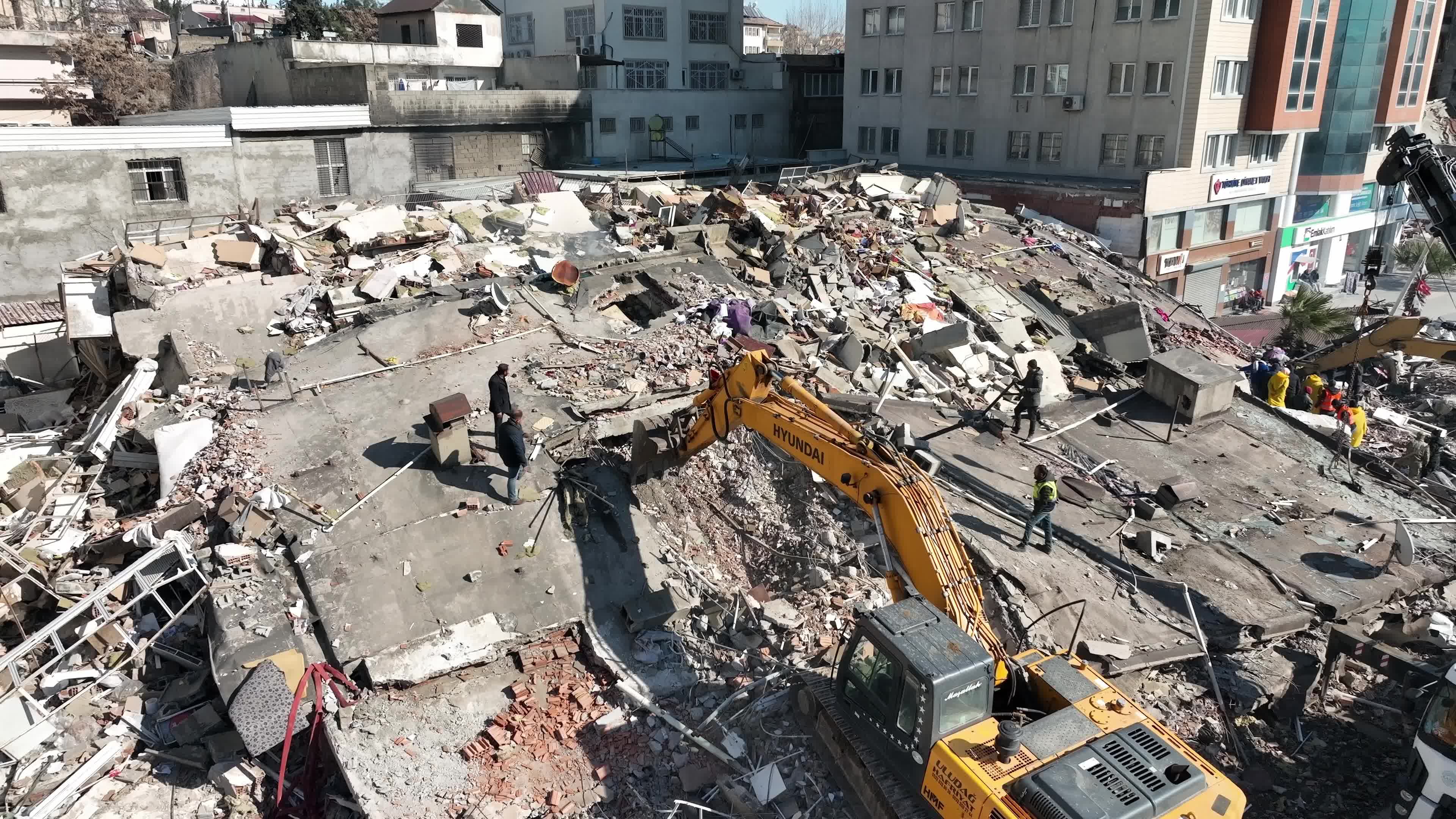 Drone View of Turkey Earthquake