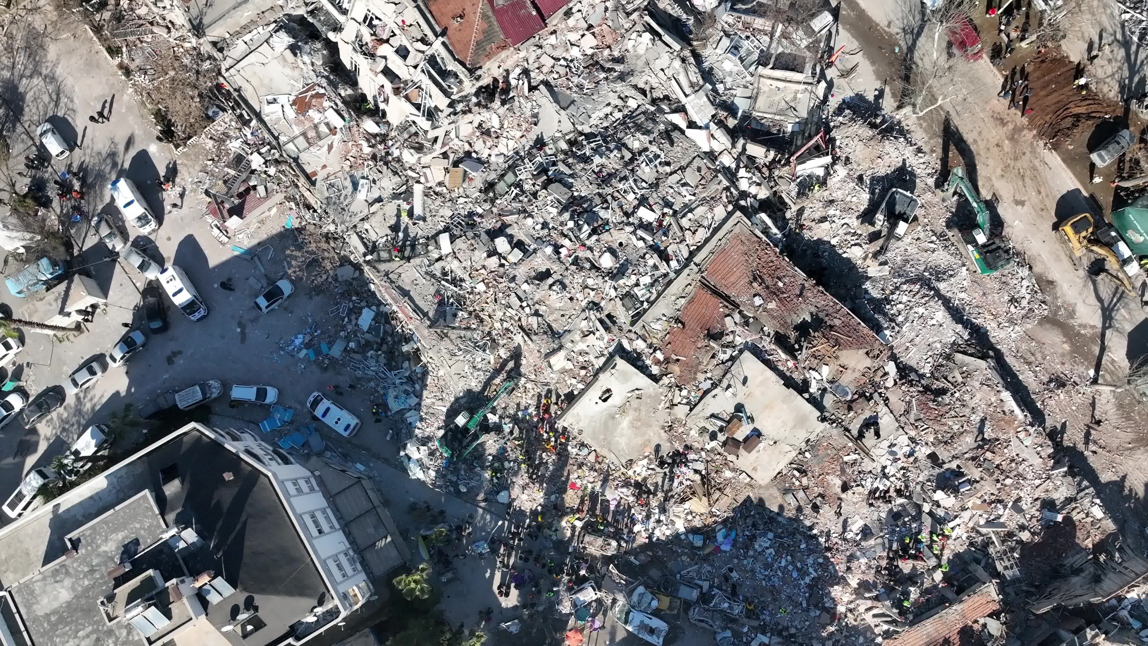 Drone View of Turkey Earthquake