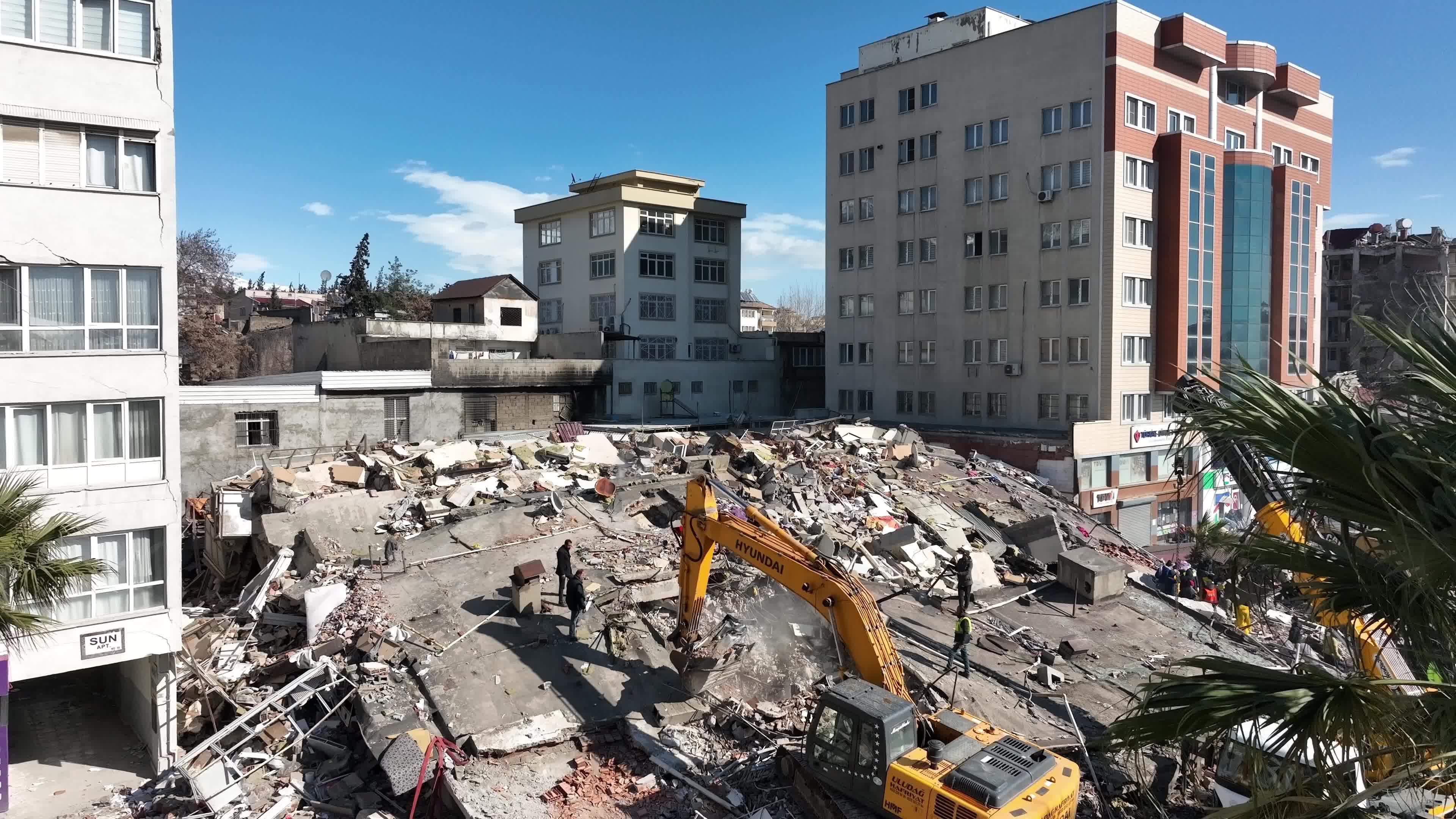 Drone View of Turkey Earthquake