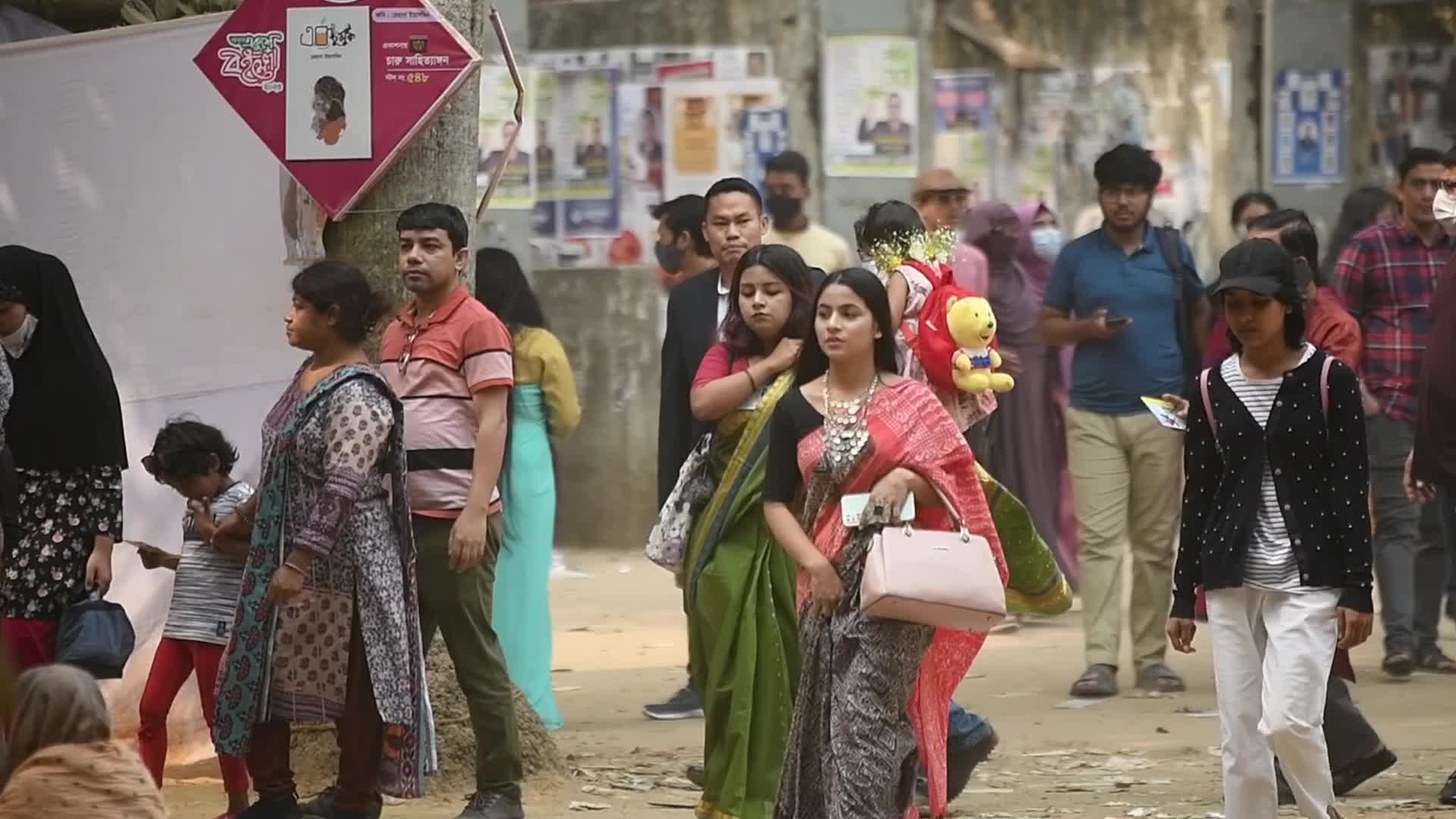 Book fair in Dhaka