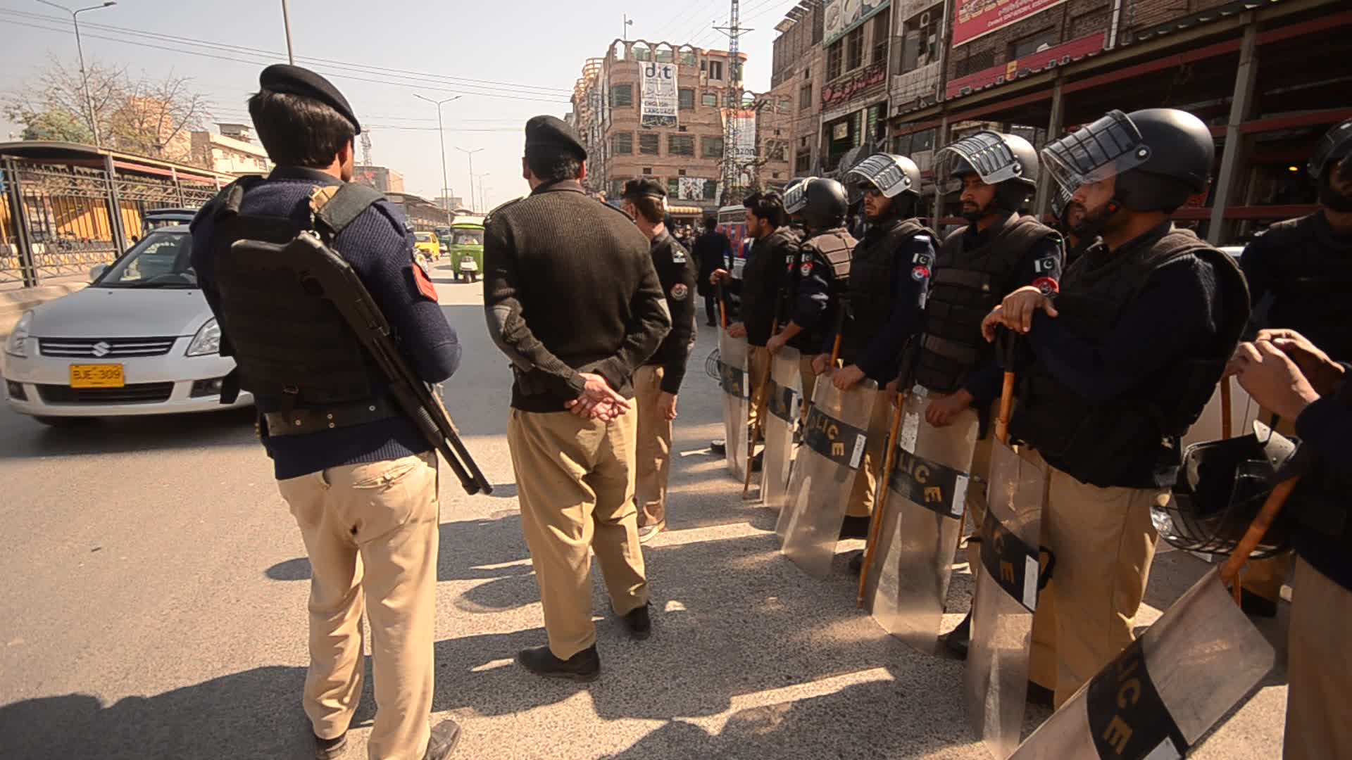 Anti government protest in Peshawar