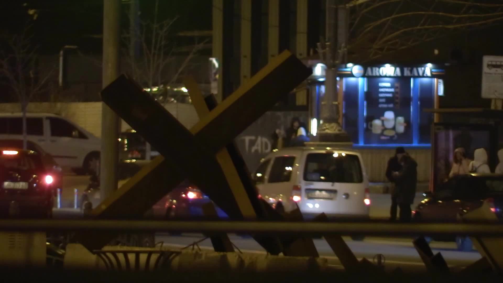 Daily life of the capital Kyiv on the anniversary of Russia's full-scale invasion of Ukraine.