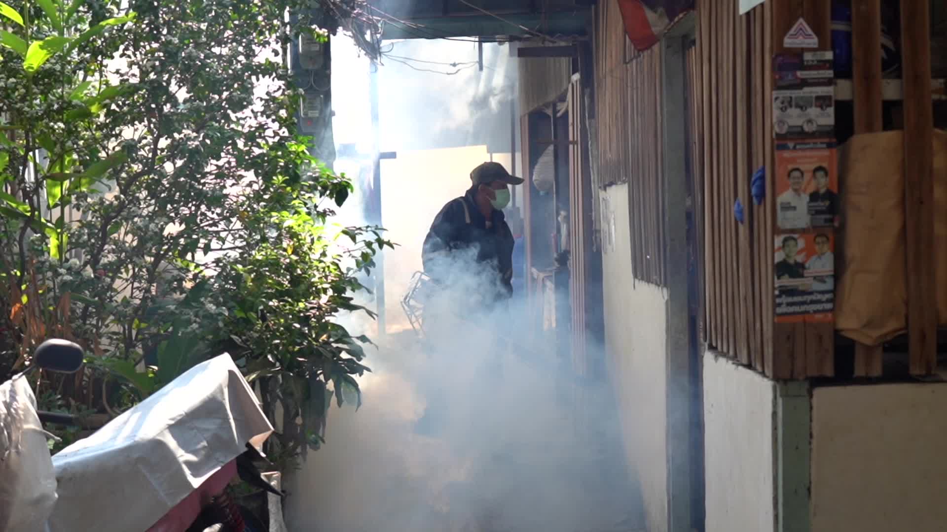 The Department Of Disease Control Precaution Spread Of Dengue Fever In Bangkok.