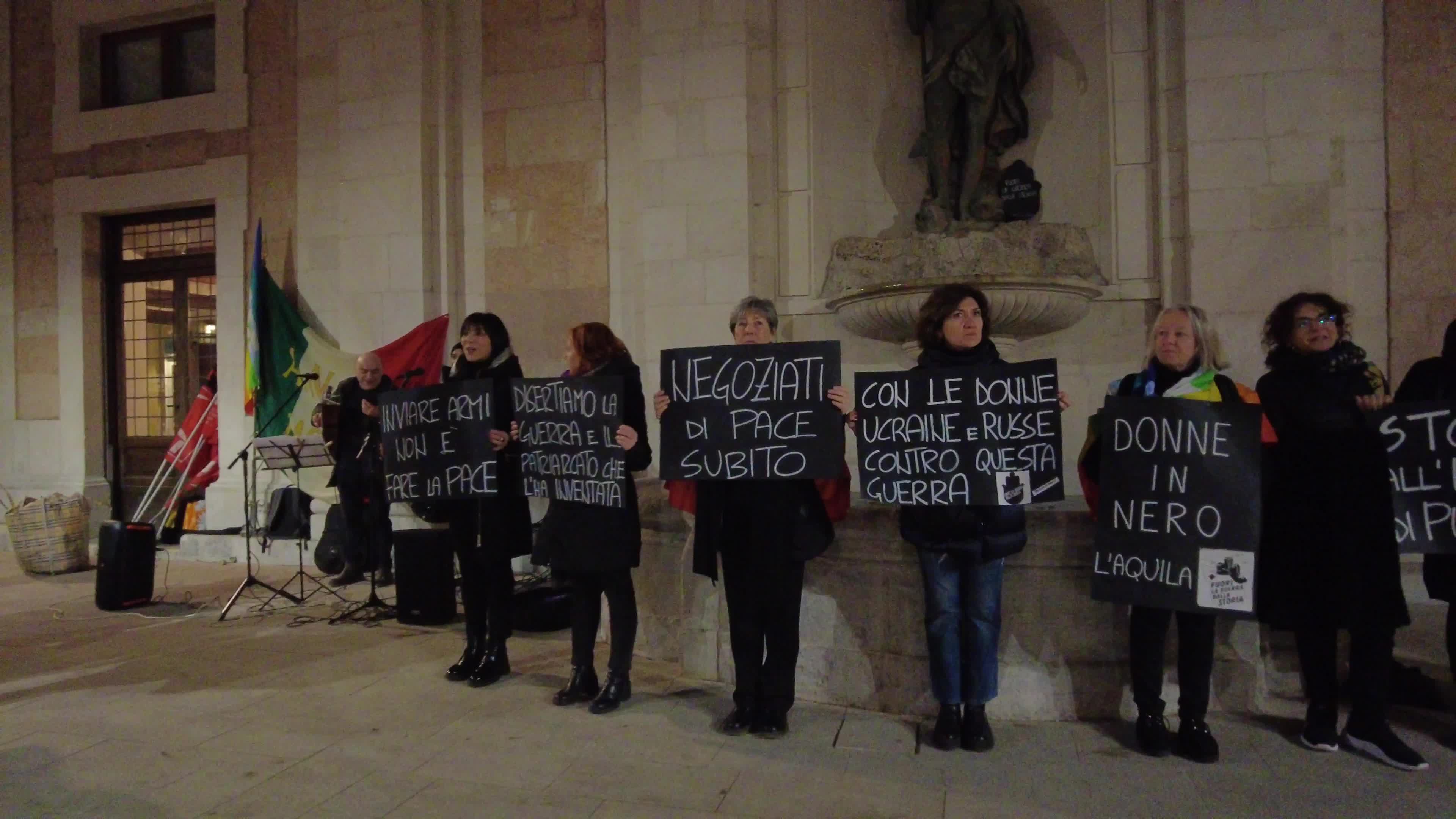 Demonstration In Italy On The First Anniversary Of Russian Invasion of Ukraine