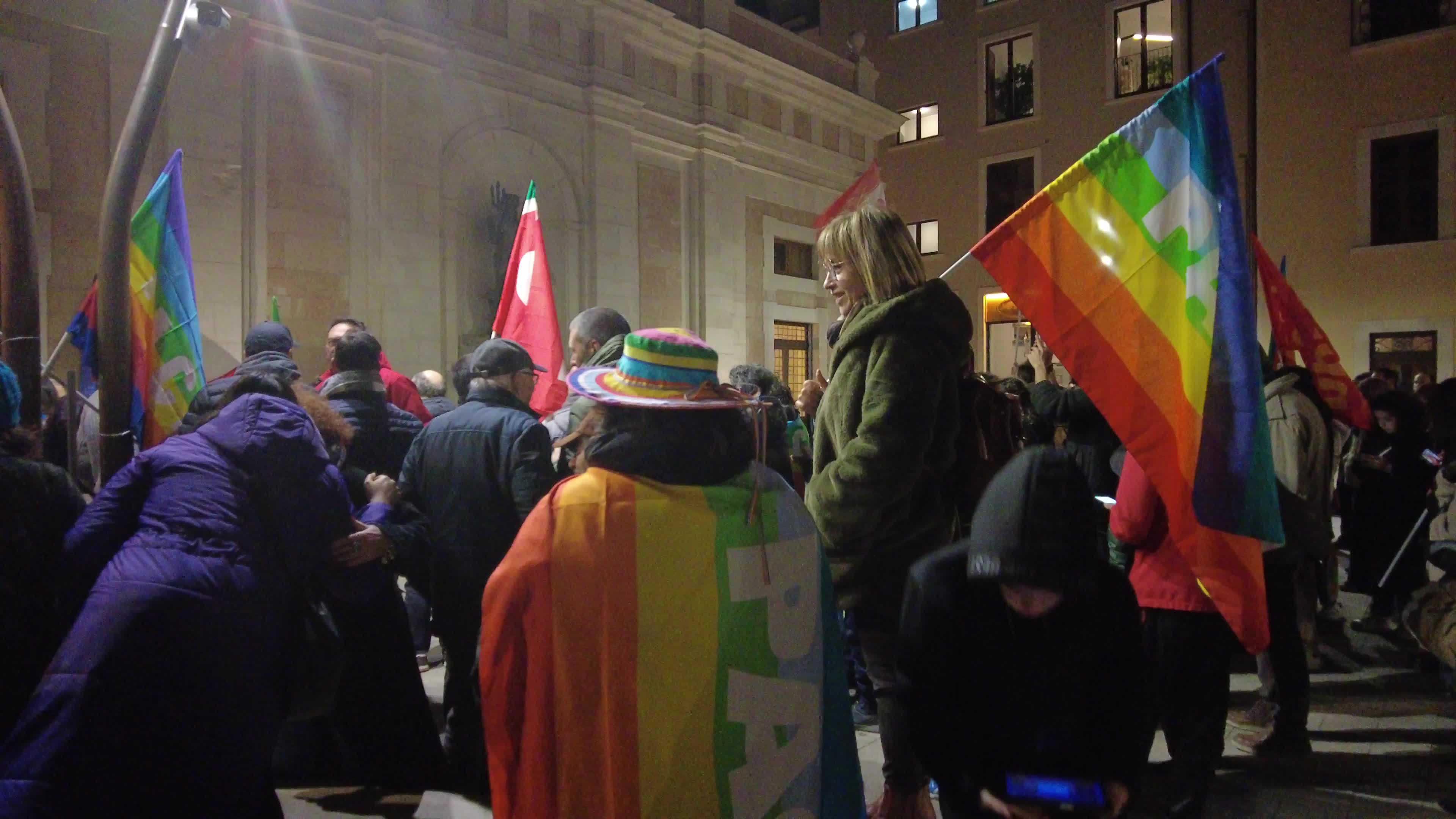 Demonstration In Italy On The First Anniversary Of Russian Invasion of Ukraine