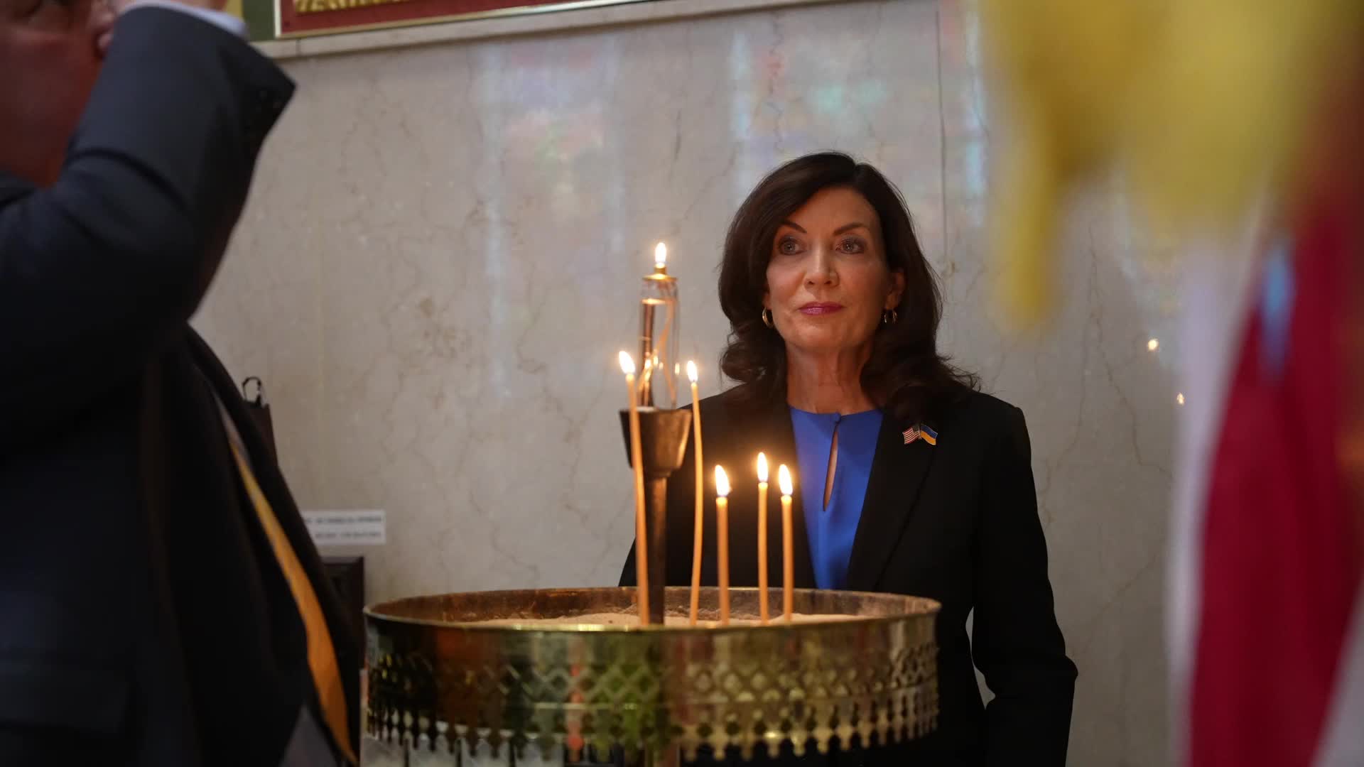 Governor Hochul Visits St. George Ukrainian Catholic Church 