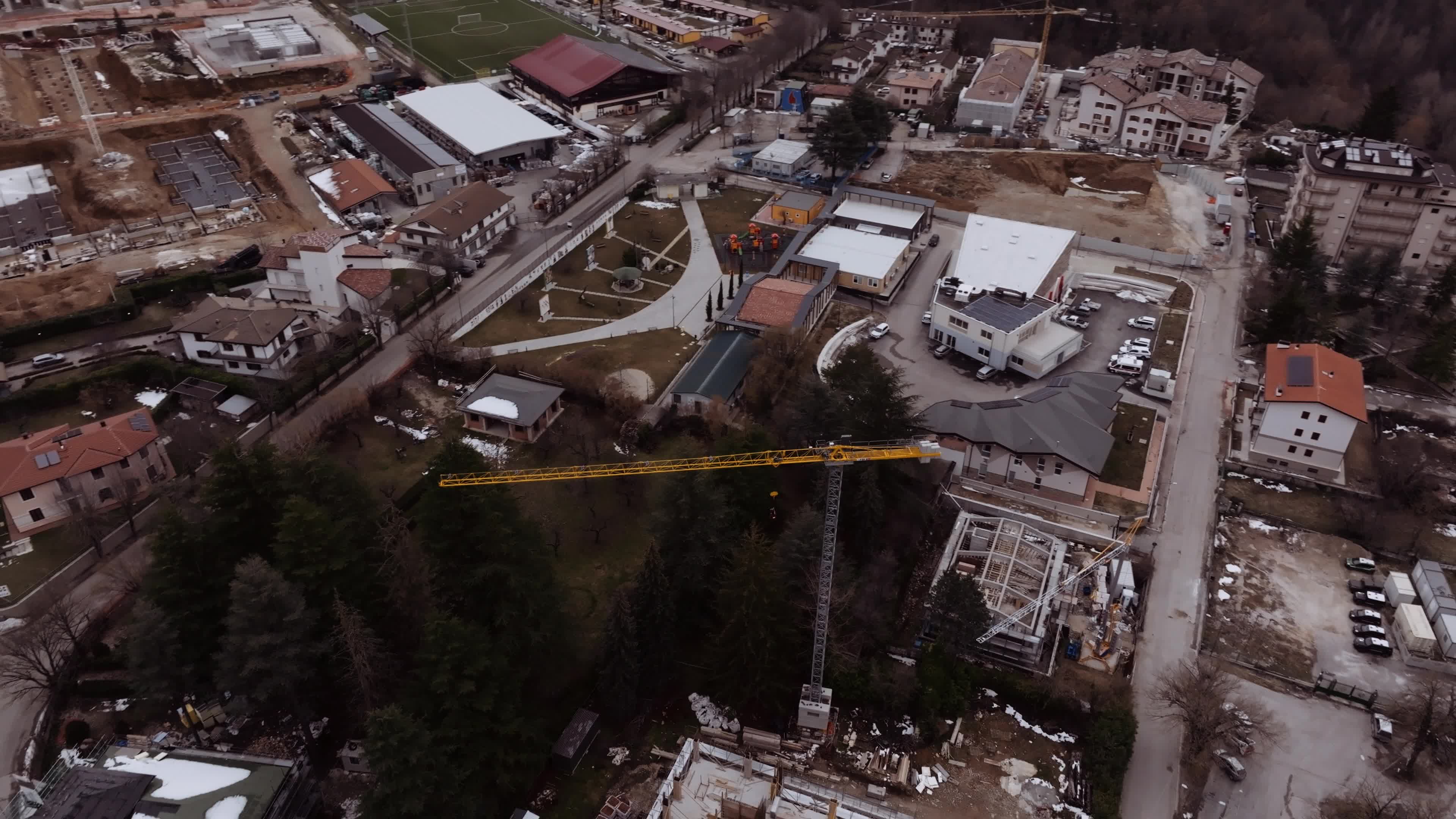 Drone View of Amatrice Nearly Seven Years On