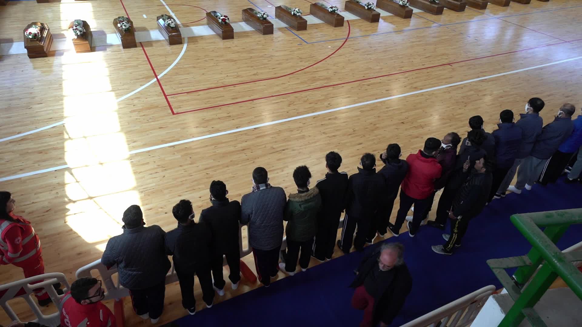 Relatives And Mourners Bid Farewell To Victims Of Deadly Shipwreck