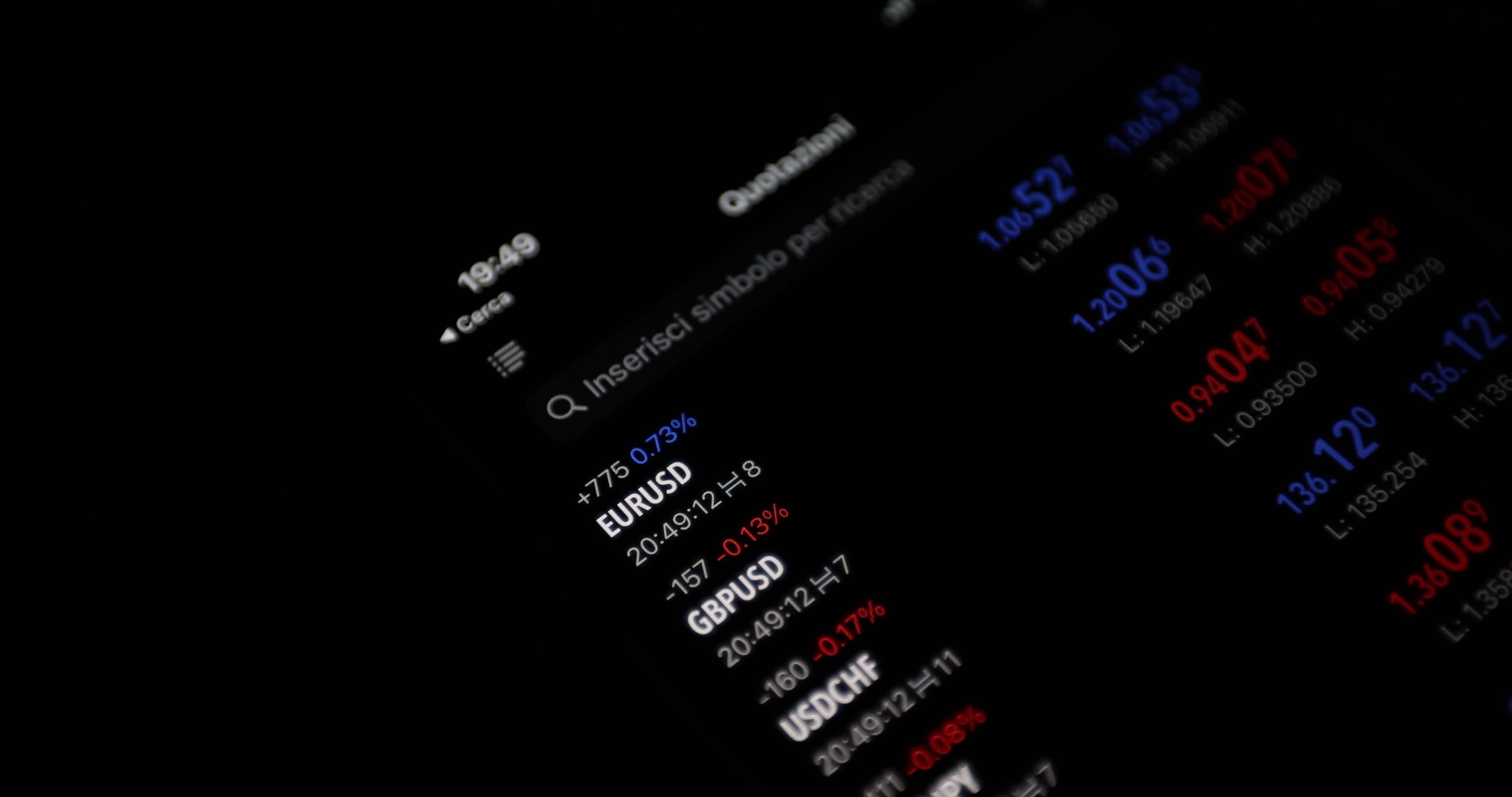 Forex Trading on smartphone
