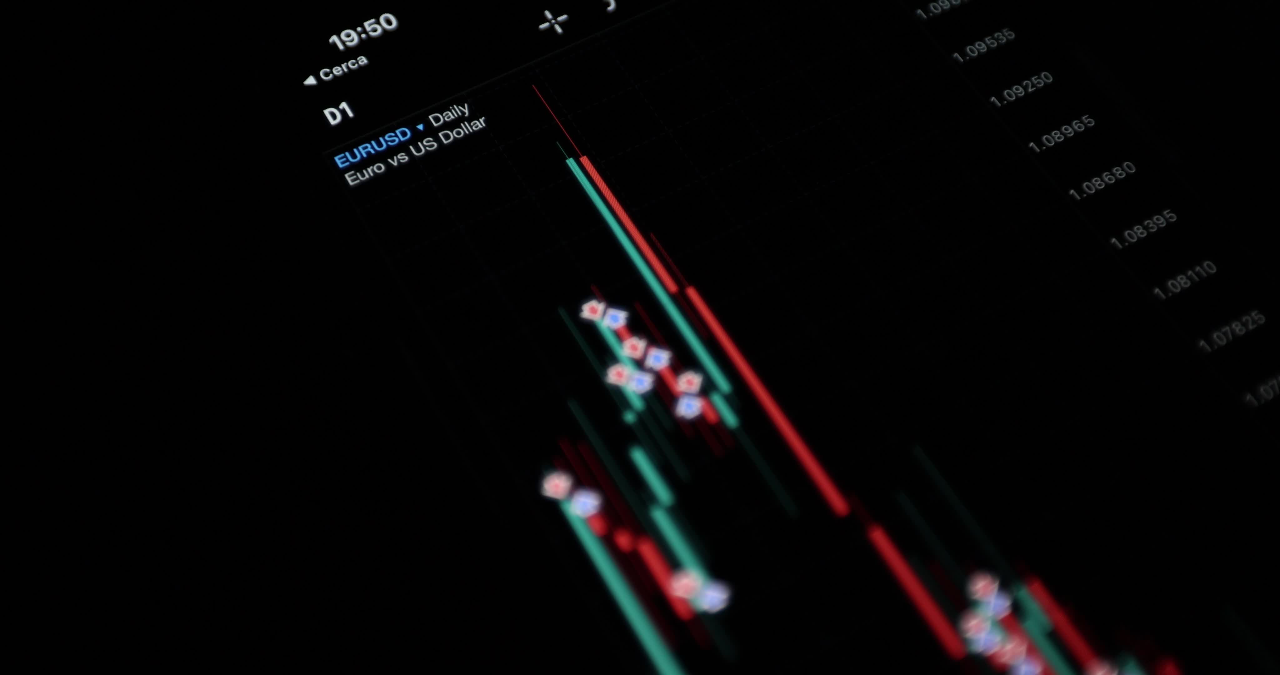 Forex Trading on smartphone