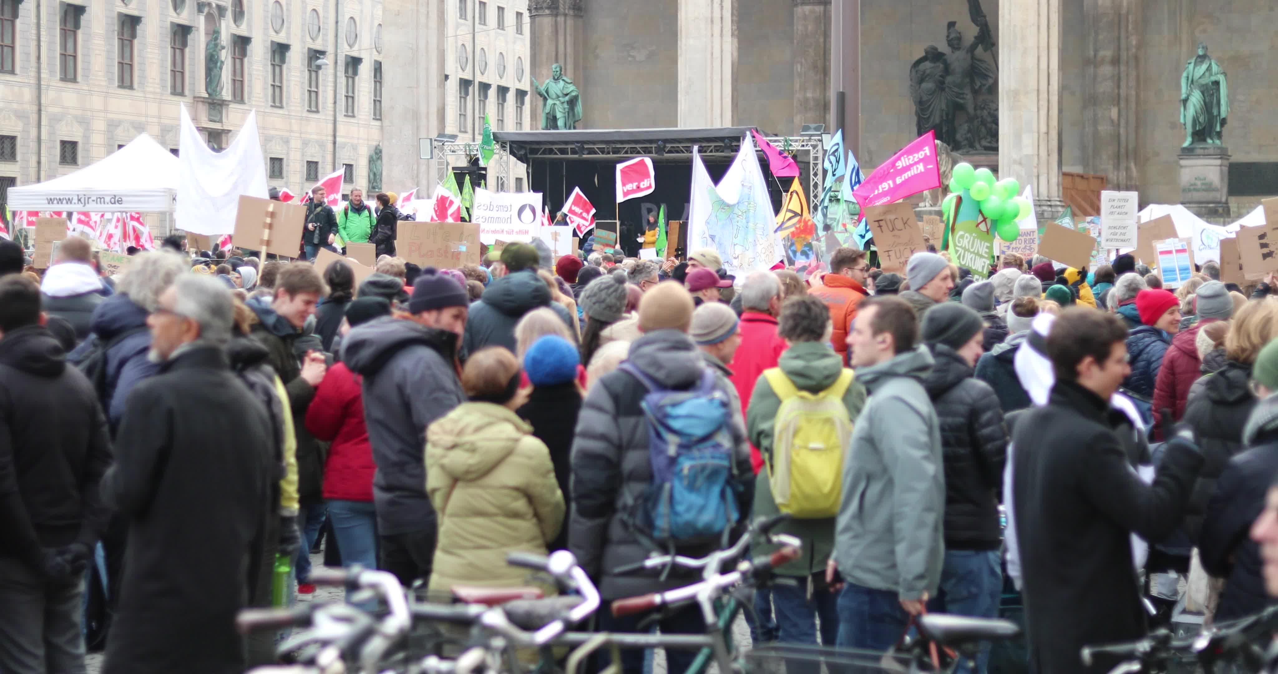 Verdi & Fridays for Future Global Climate Strike in Munich