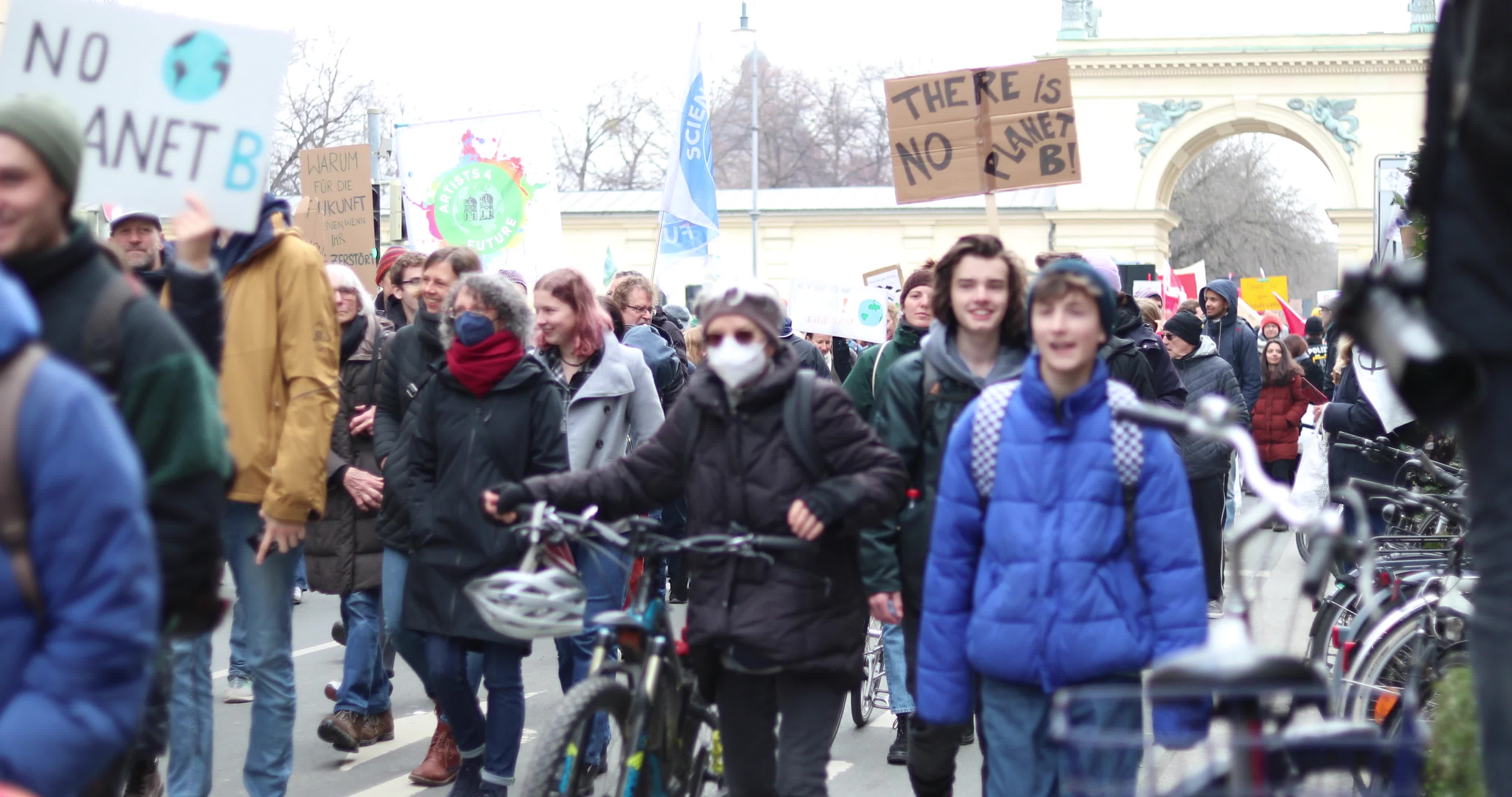 Verdi & Fridays for Future Global Climate Strike in Munich