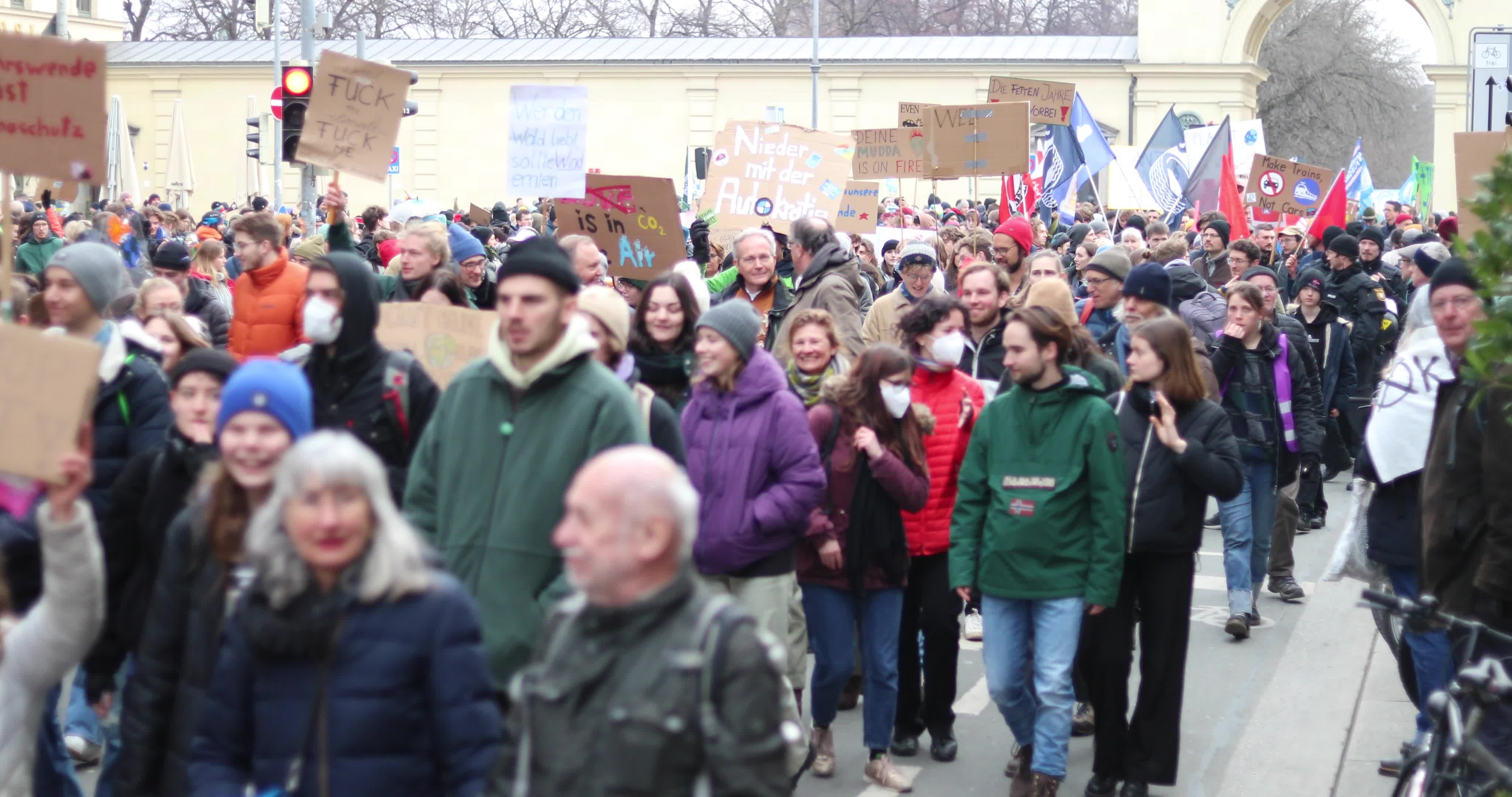 Verdi & Fridays for Future Global Climate Strike in Munich