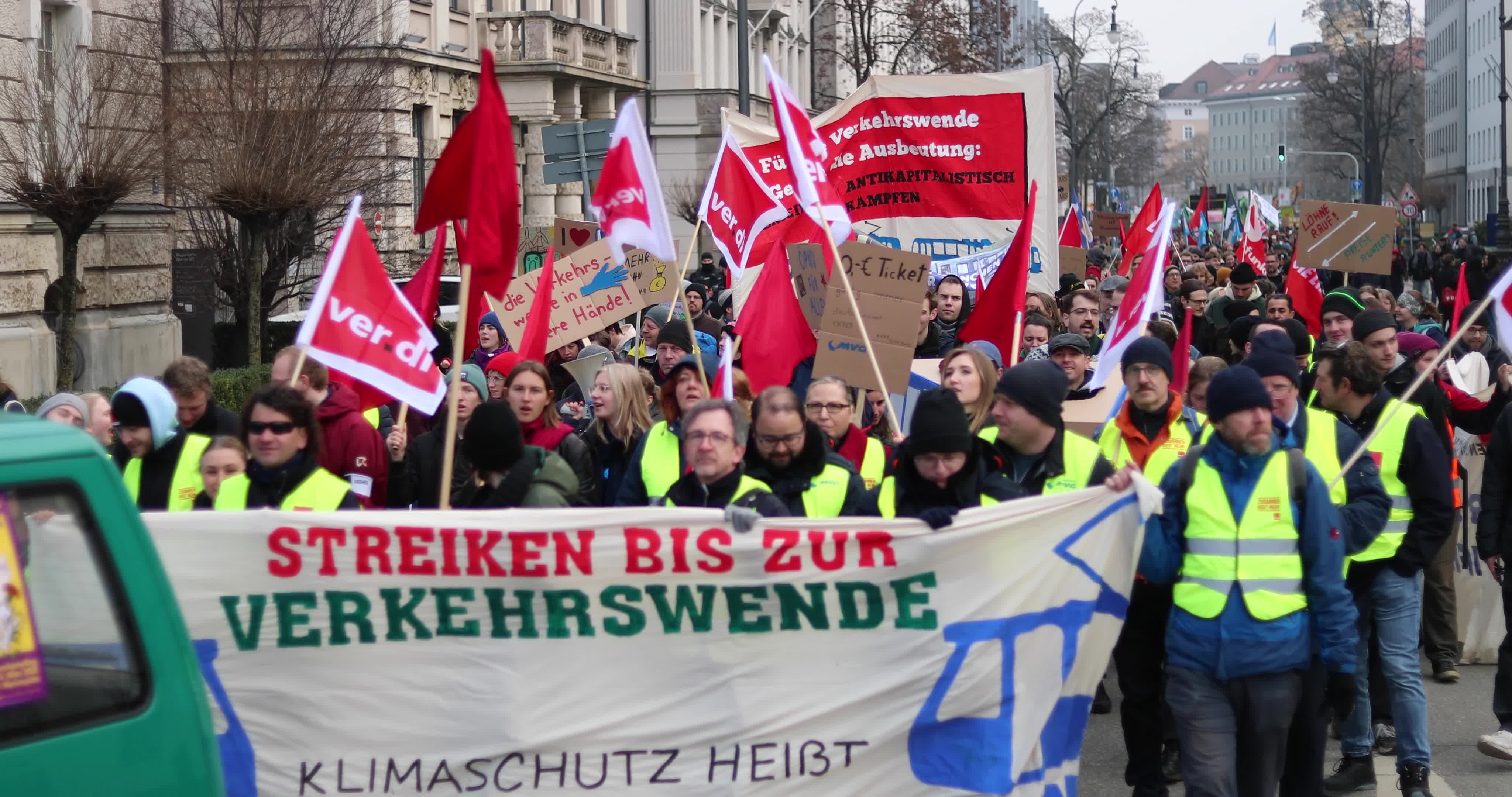 Verdi & Fridays for Future Global Climate Strike in Munich