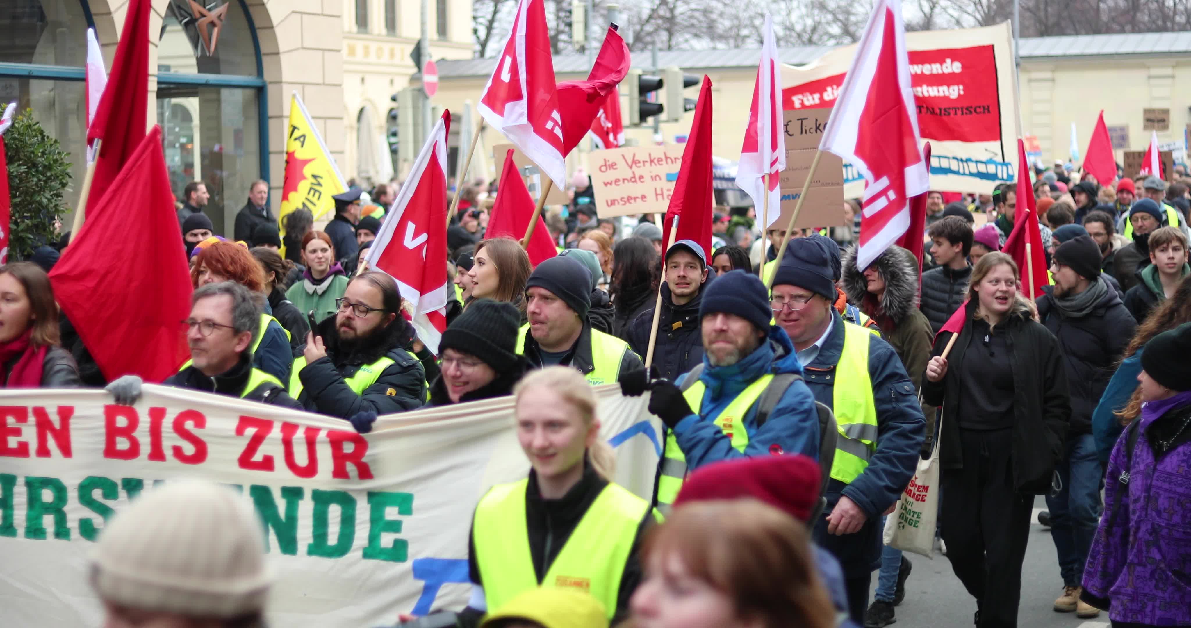 Verdi & Fridays for Future Global Climate Strike in Munich