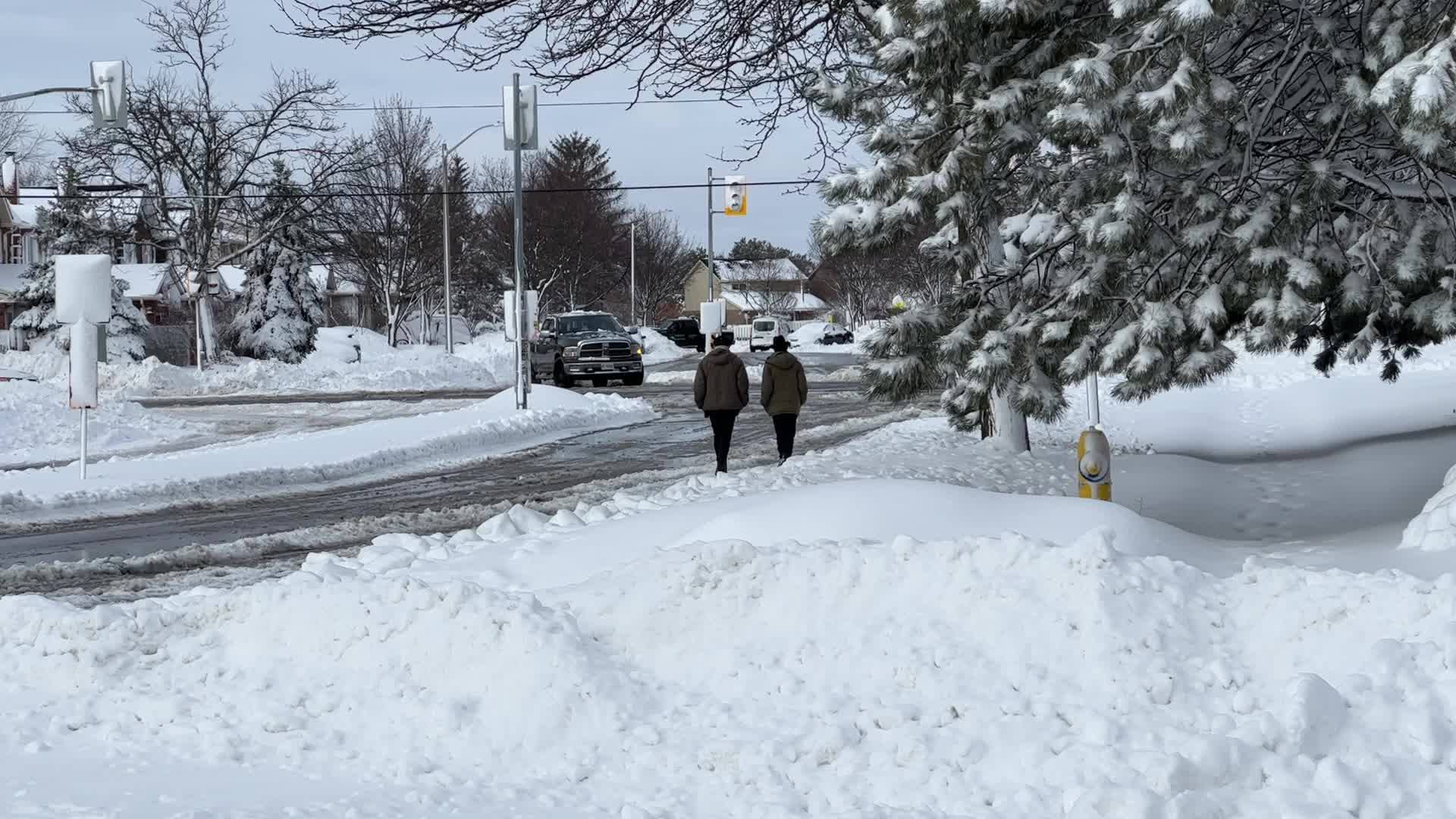 Toronto gets hit by the largest winter snowstorm of the season