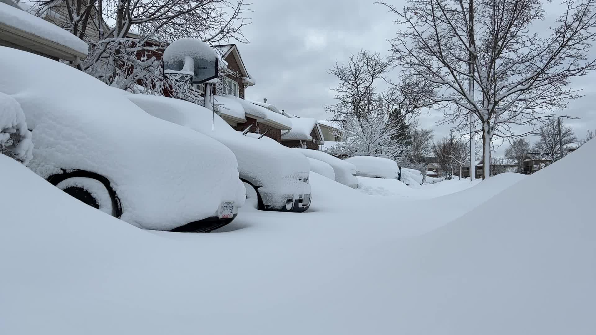 Toronto gets hit by the largest winter snowstorm of the season