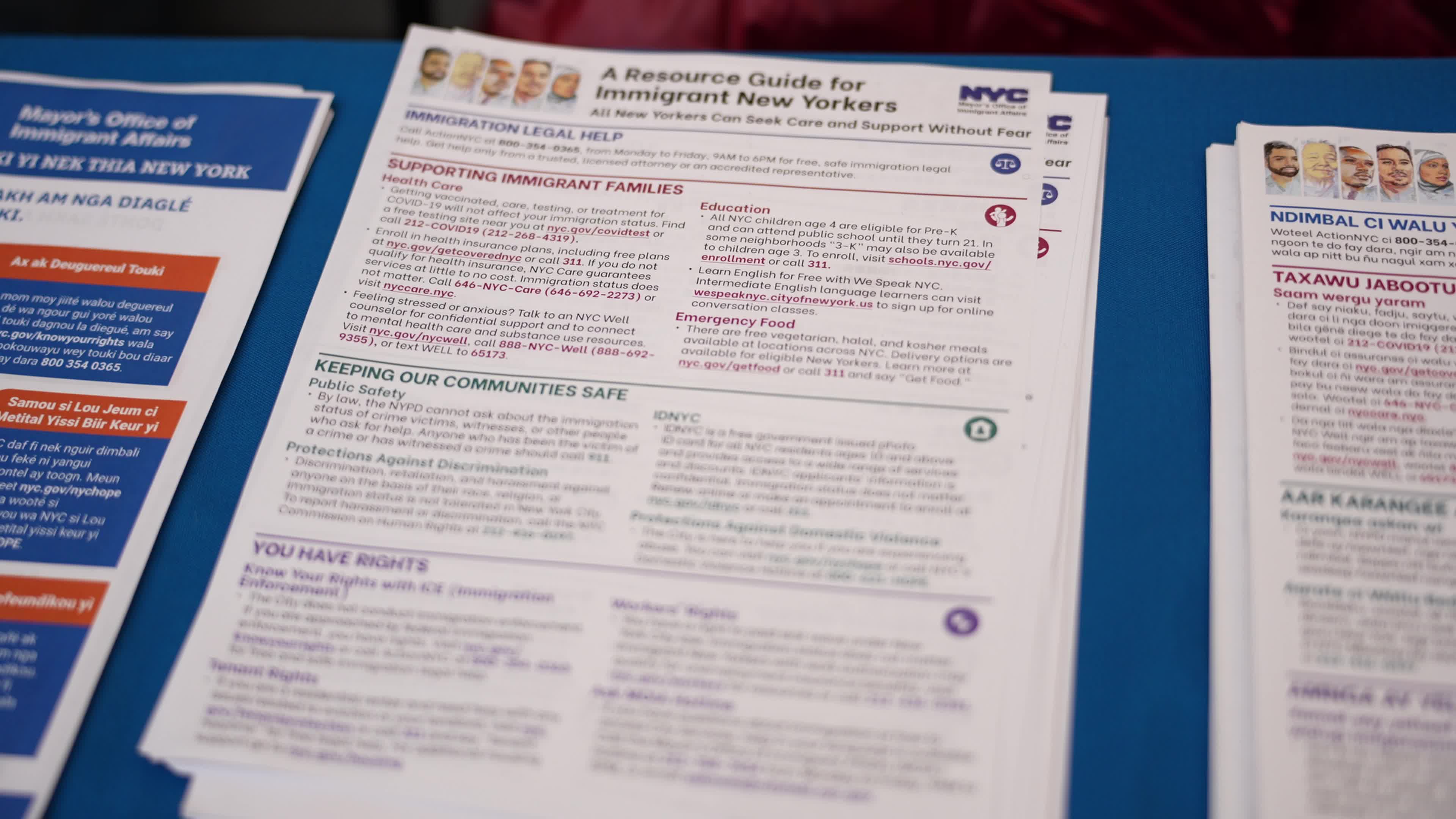 NYC Mayor Visits AAPI Community Safety Awareness Fair