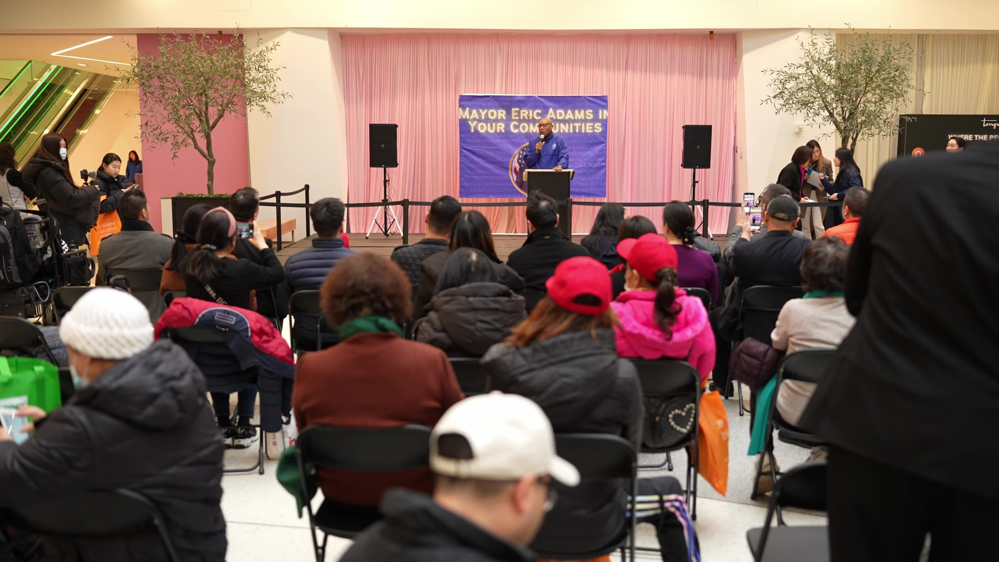 NYC Mayor Visits AAPI Community Safety Awareness Fair