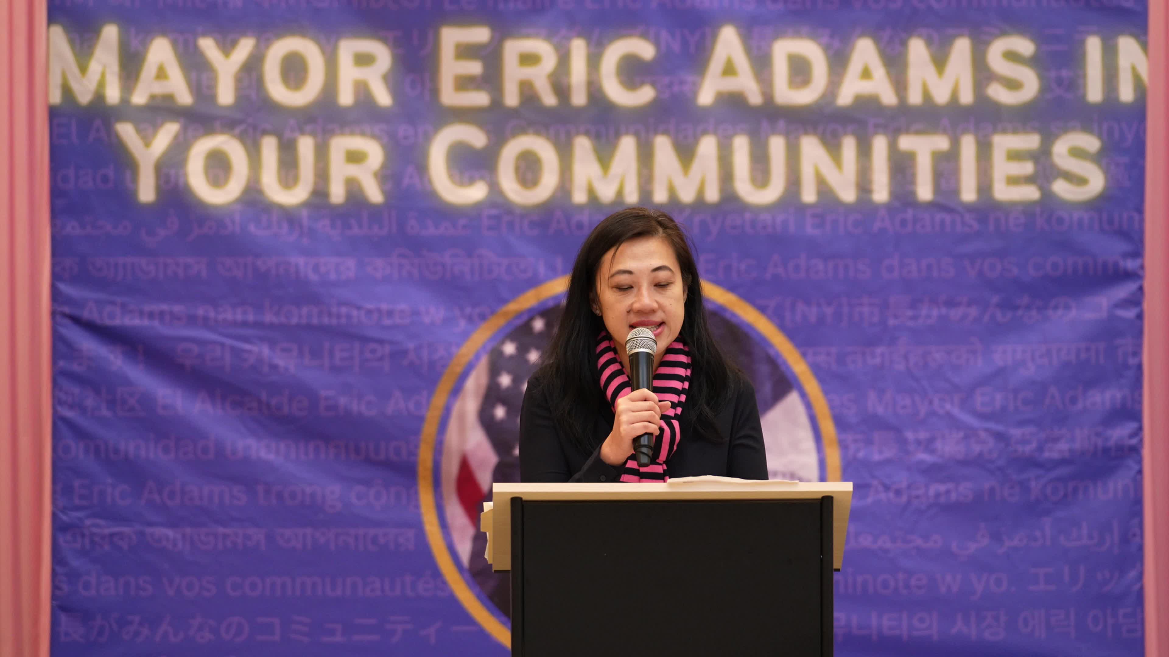 NYC Mayor Visits AAPI Community Safety Awareness Fair