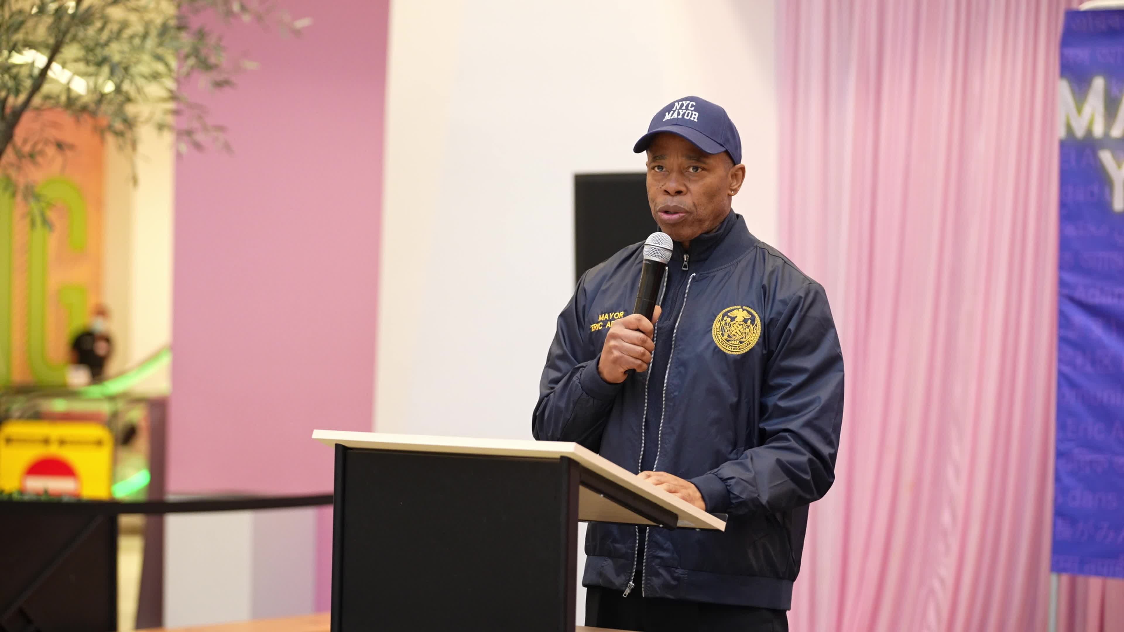NYC Mayor Visits AAPI Community Safety Awareness Fair