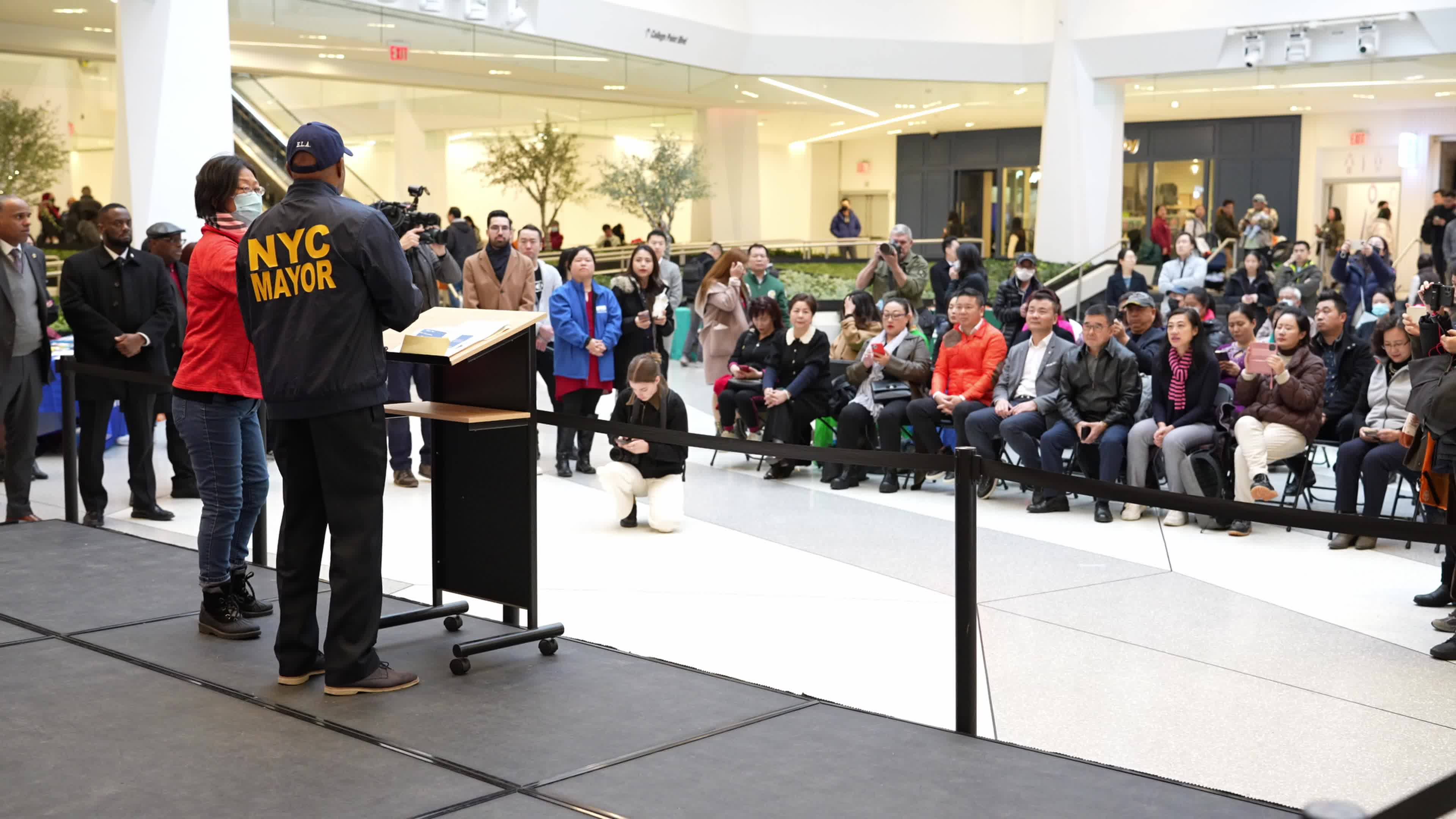 NYC Mayor Visits AAPI Community Safety Awareness Fair