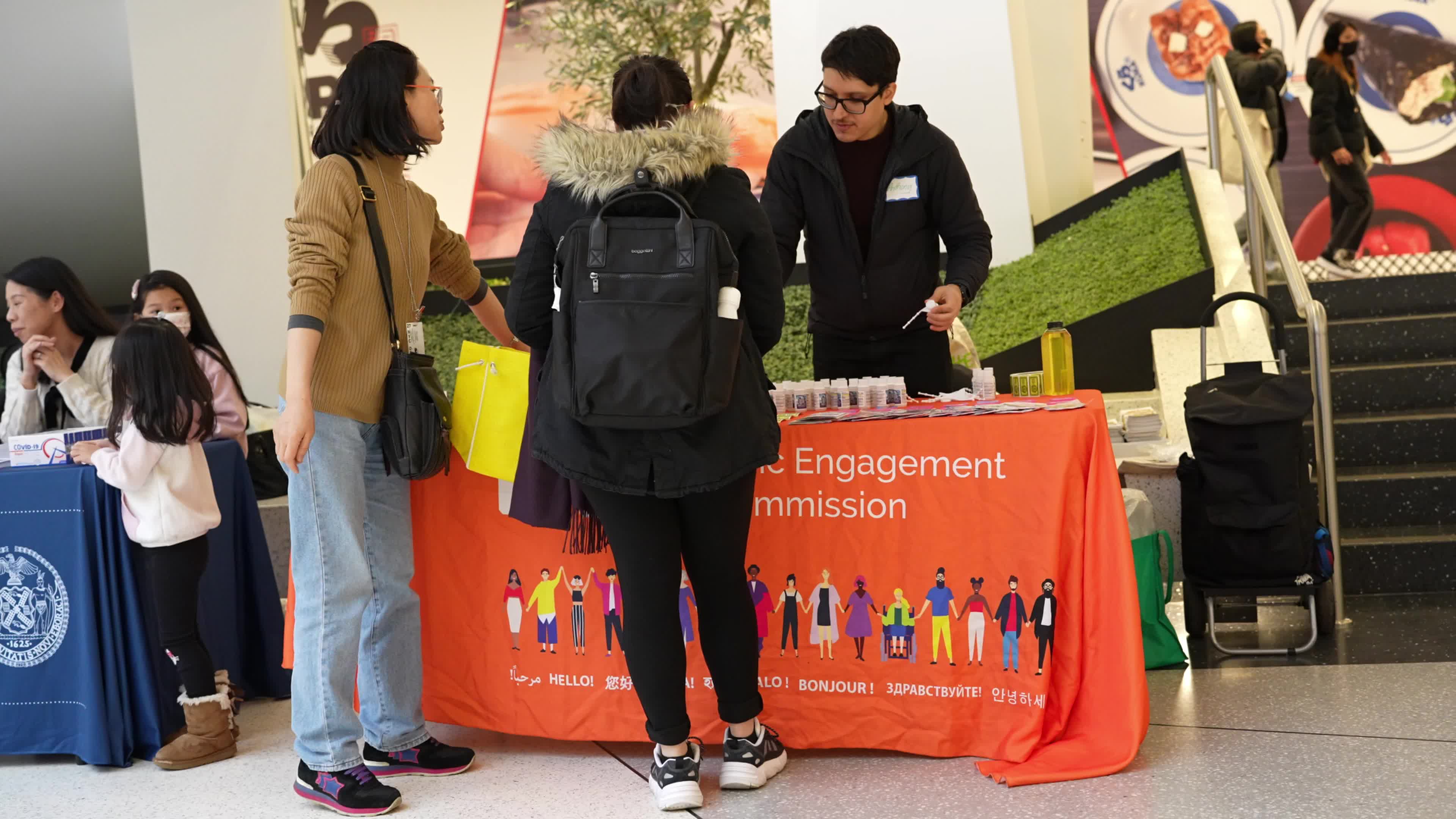 NYC Mayor Visits AAPI Community Safety Awareness Fair