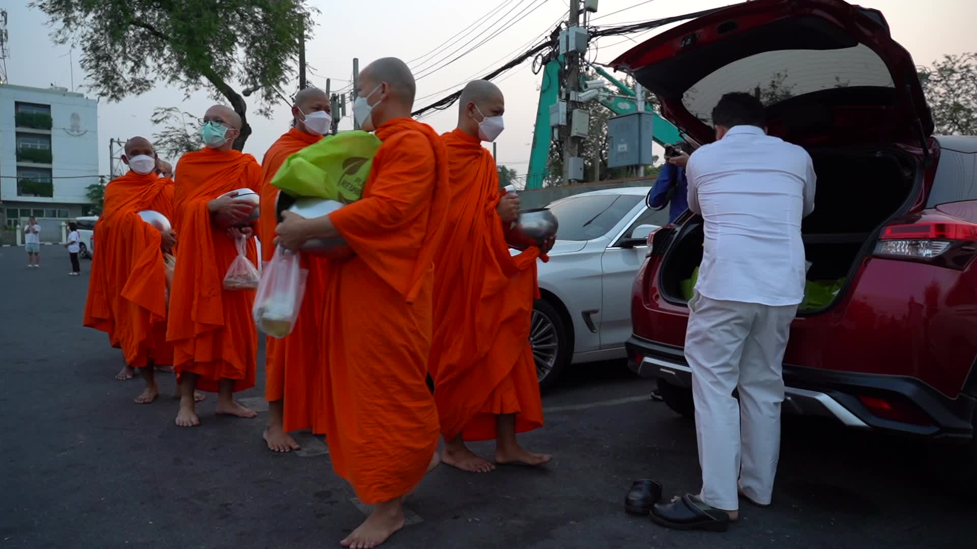 Makha Bucha Day in Thailand.