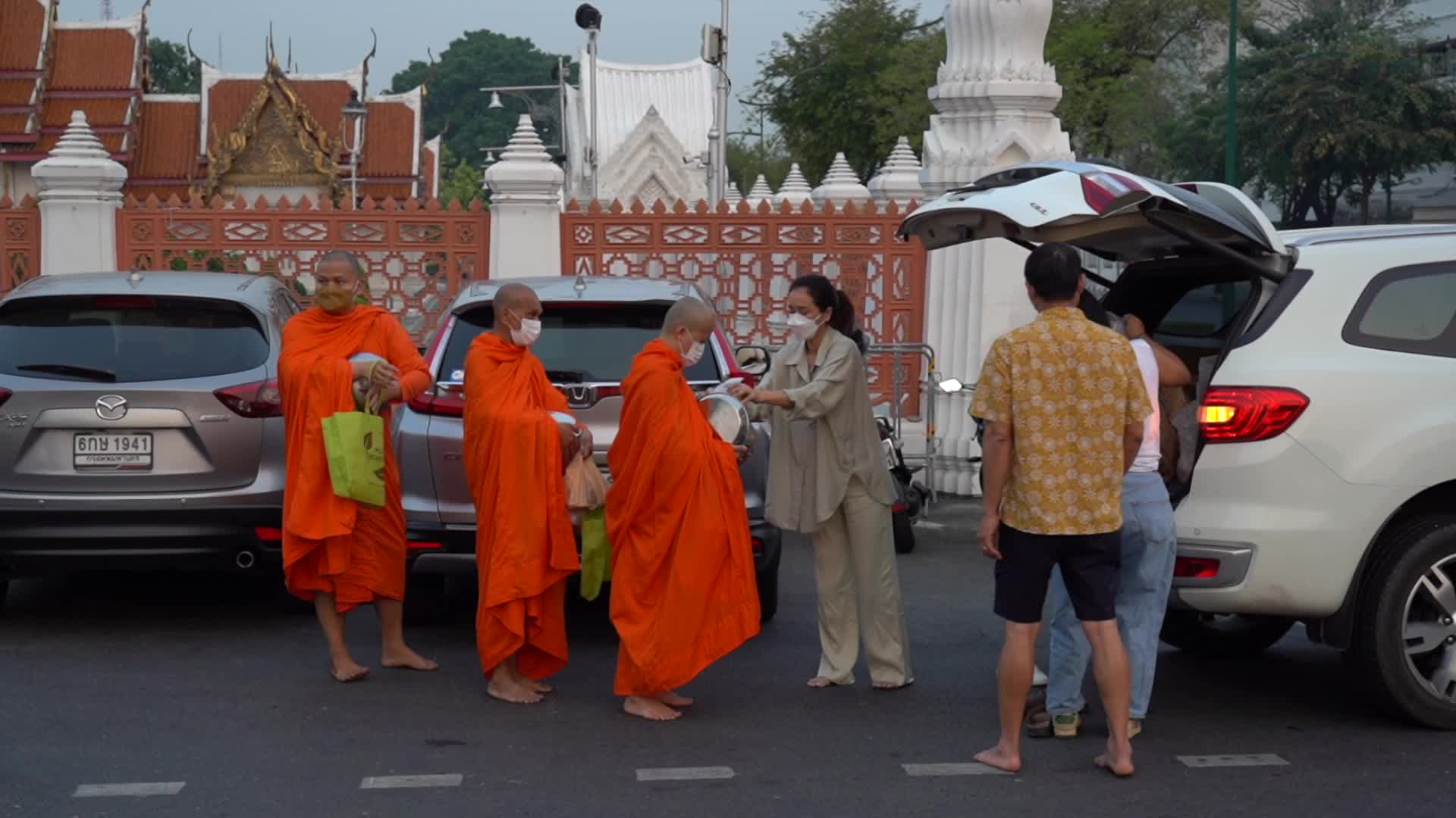 Makha Bucha Day in Thailand.