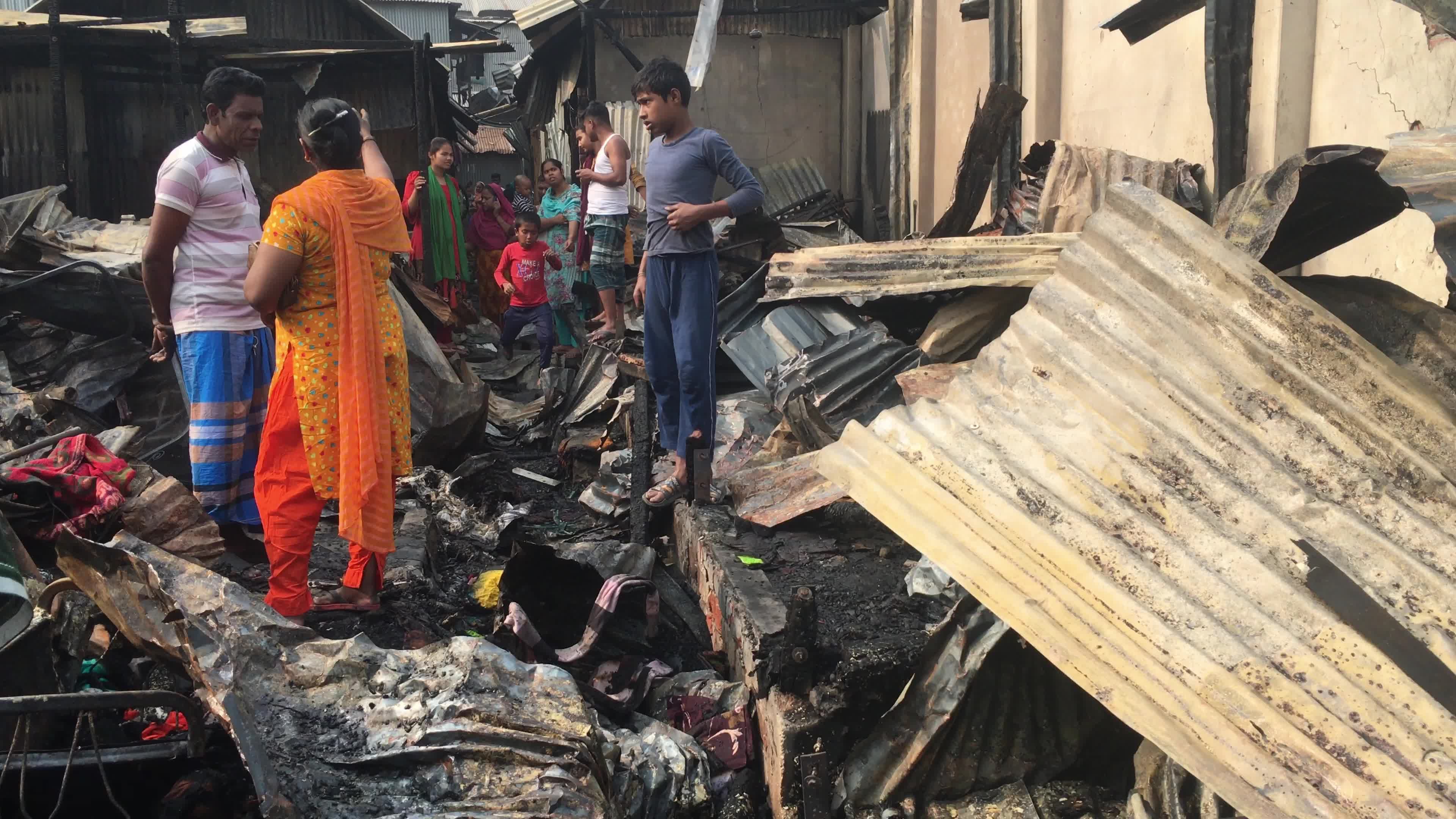 Fire In Dhaka