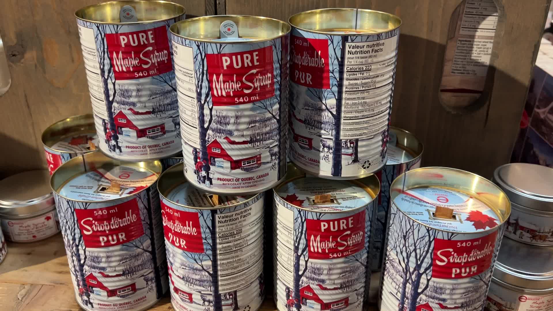 Maple syrup production in Canada