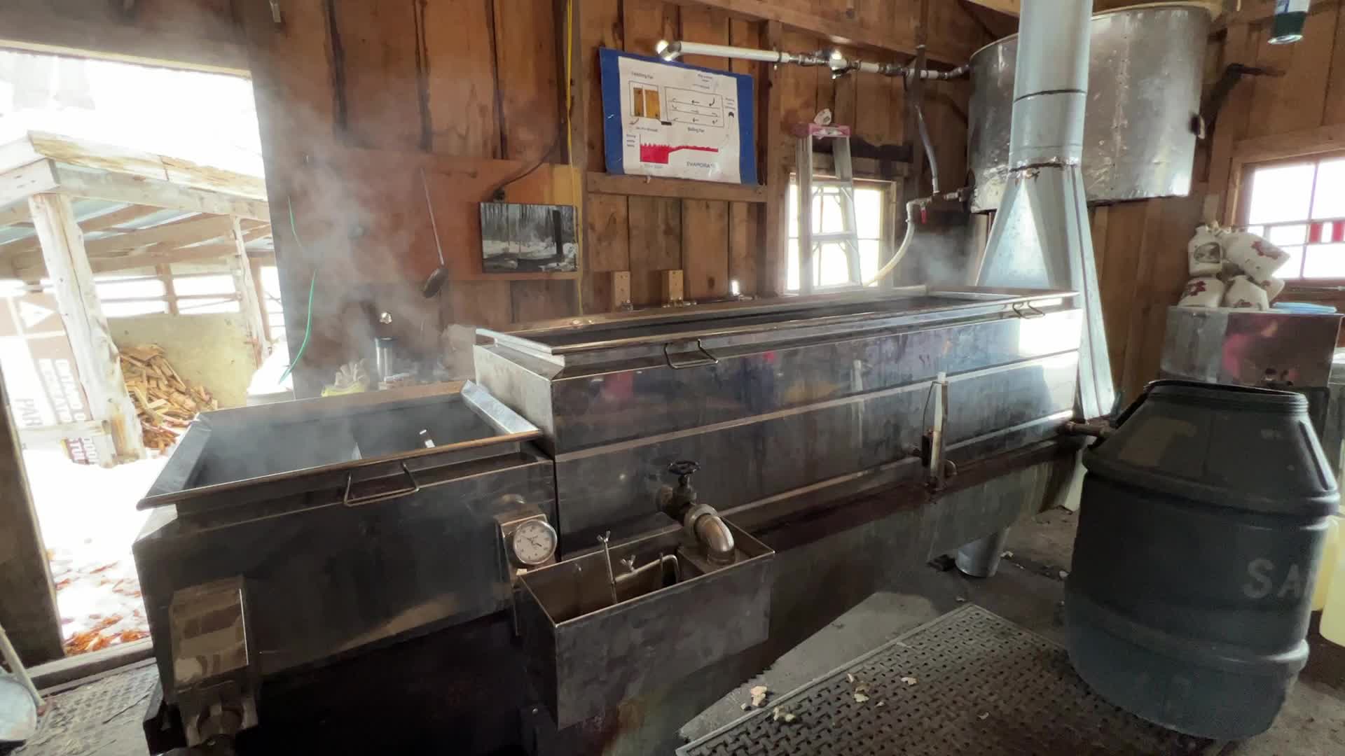 Maple syrup production in Canada