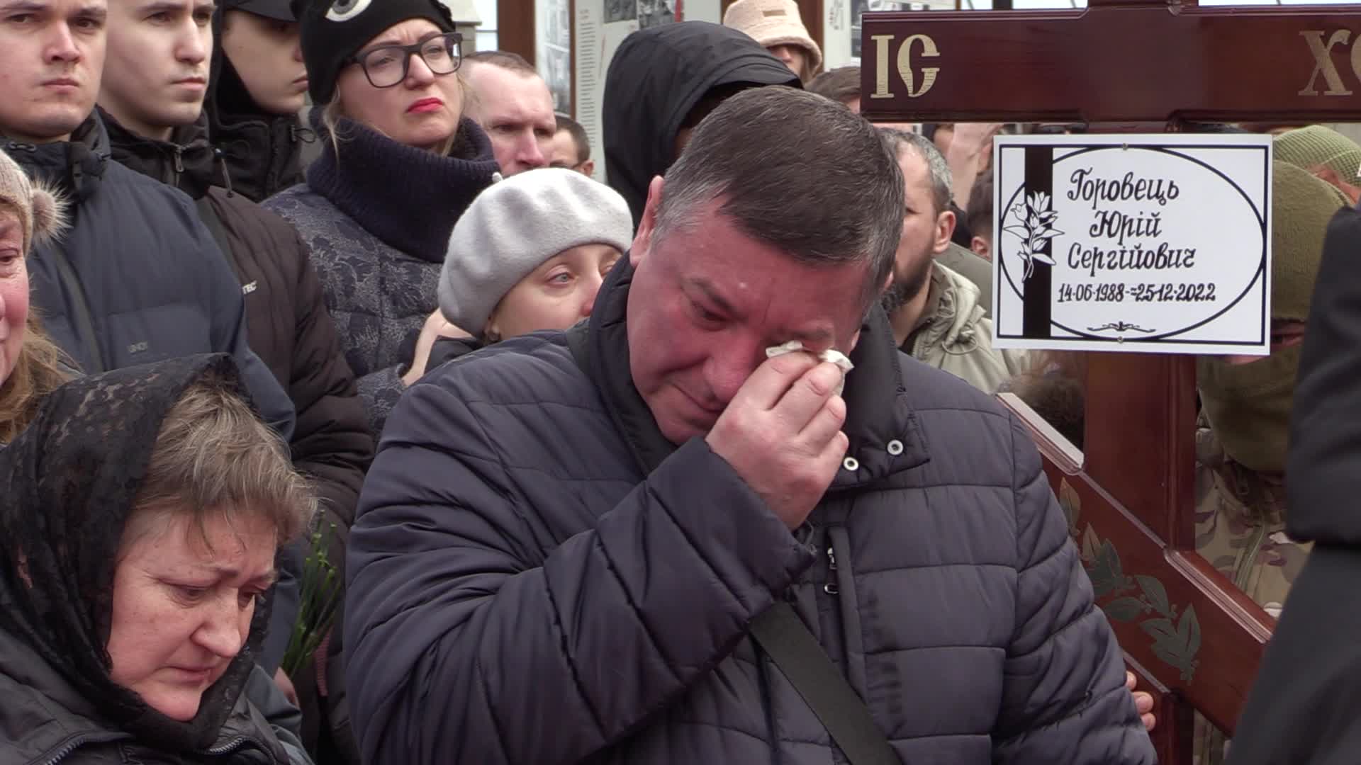 A farewell for four Ukrainian fighters in Kyiv, who died during a combat mission in Russia, amid Russia's invasion of Ukraine.