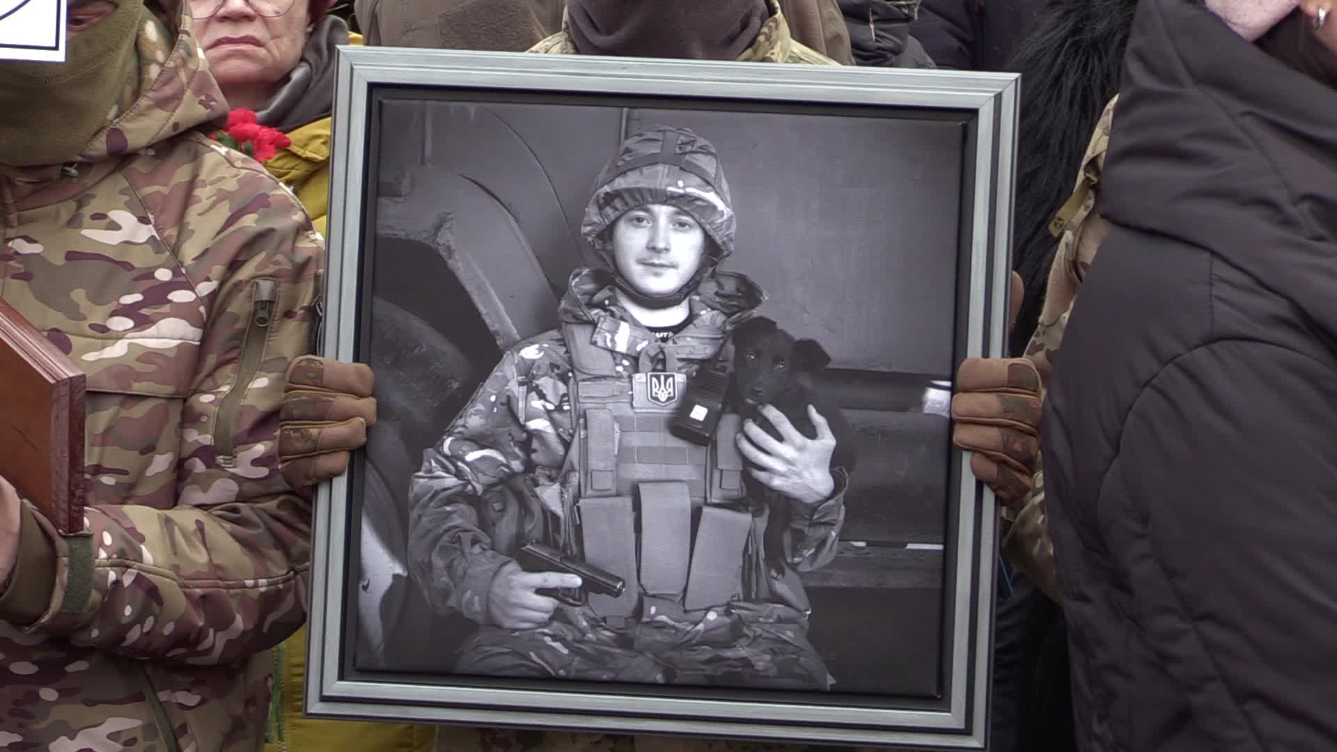 A farewell for four Ukrainian fighters in Kyiv, who died during a combat mission in Russia, amid Russia's invasion of Ukraine.
